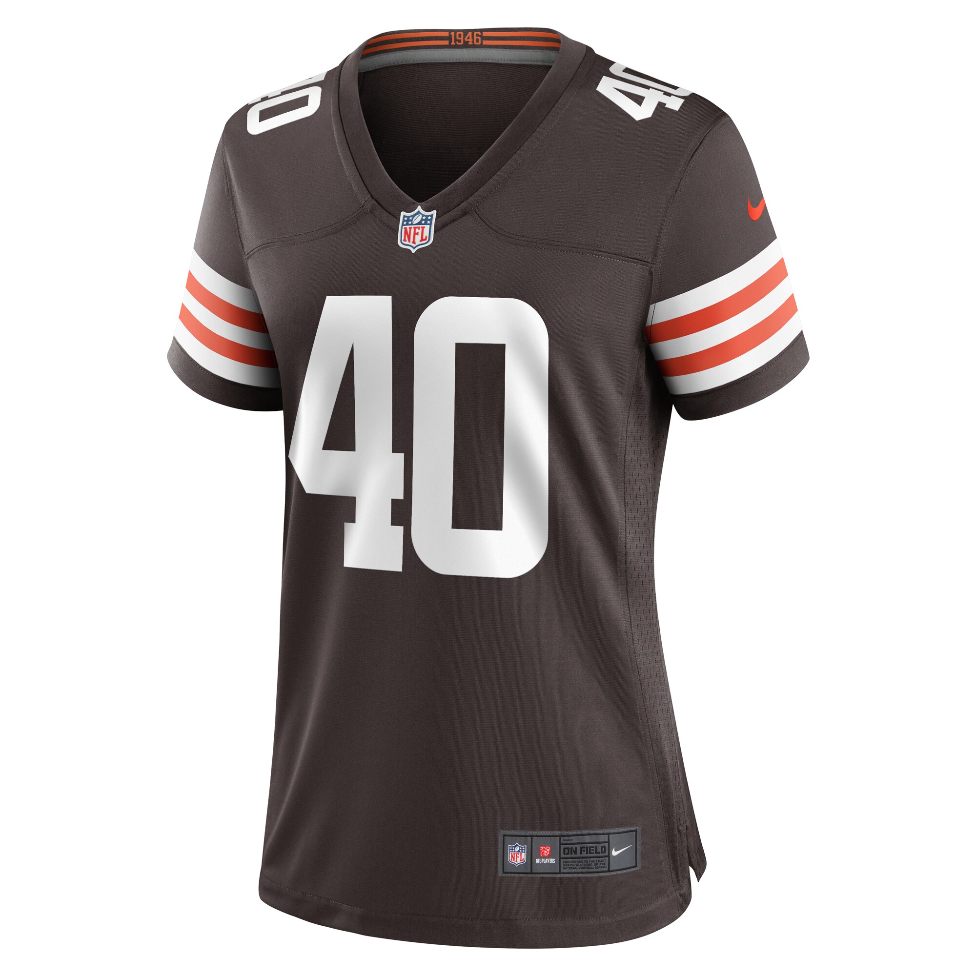 Matthew Adams Cleveland Browns Nike Women's Team Game Jersey - Brown - vstockx