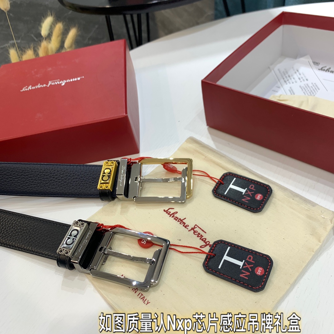 Streetwear Belt Ferragamo 319428 size:3.5cm - vstockx