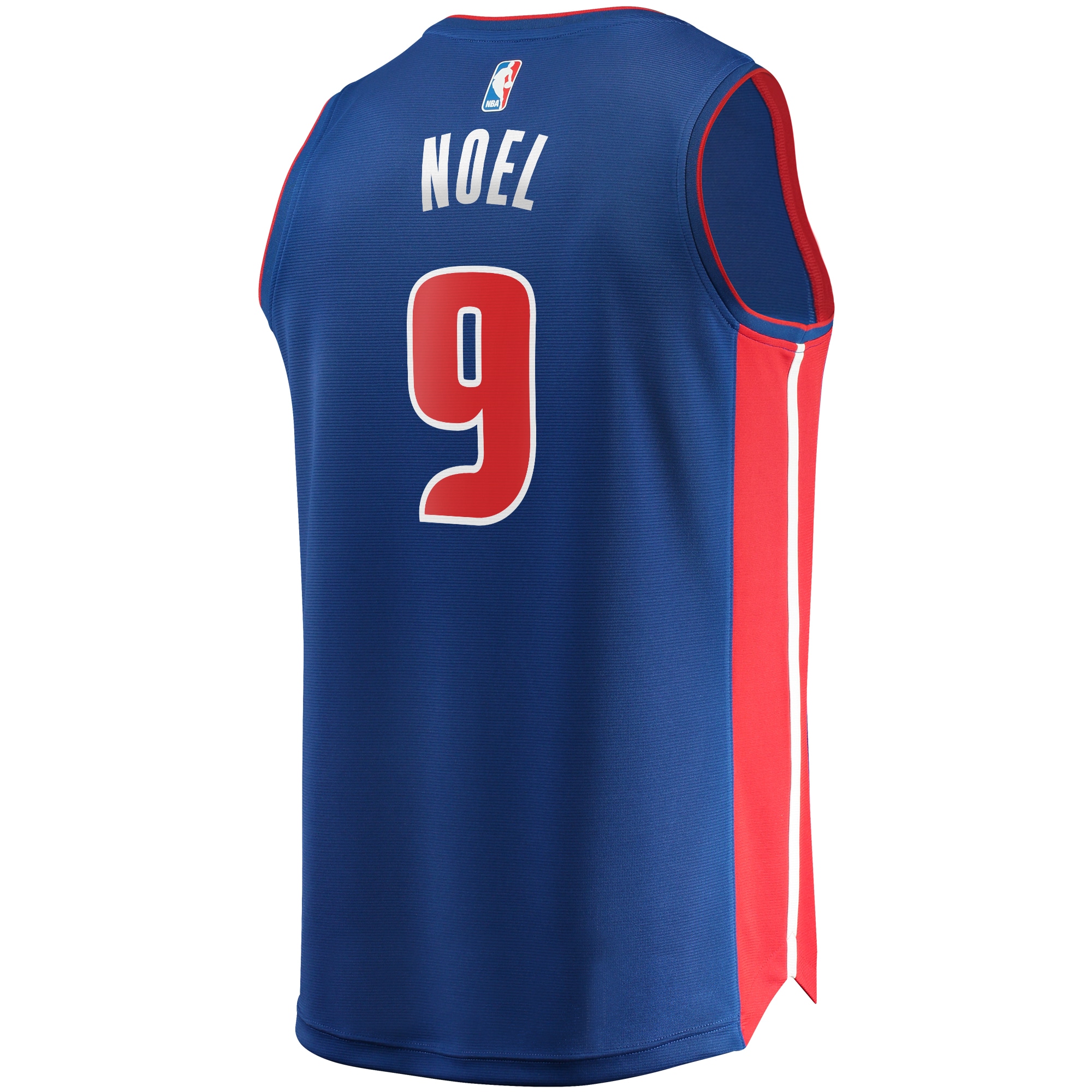 Nerlens Noel Detroit Pistons Fanatics Branded Fast Break Replica Jersey - Icon Edition - Blue - vstockx