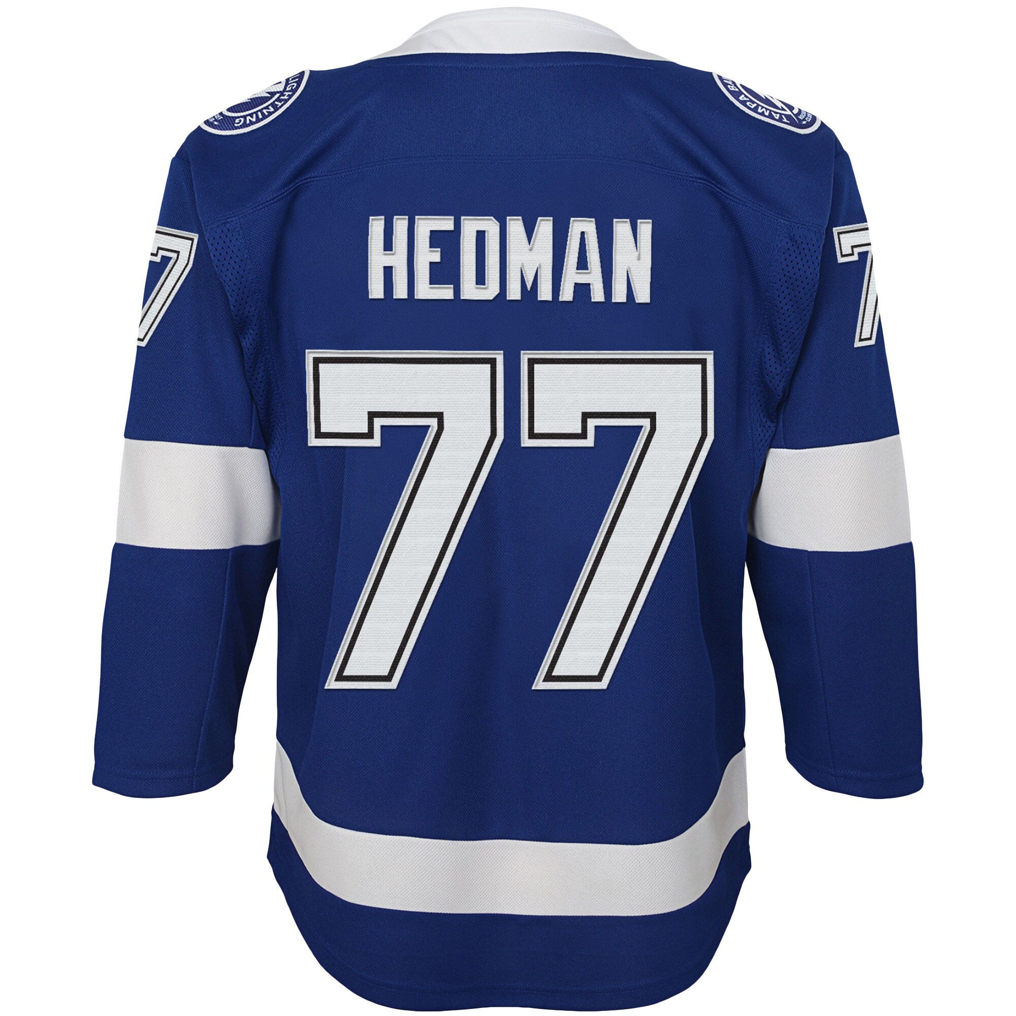 Victor Hedman Tampa Bay Lightning Youth Home Premier Player Jersey - Blue - vstockx