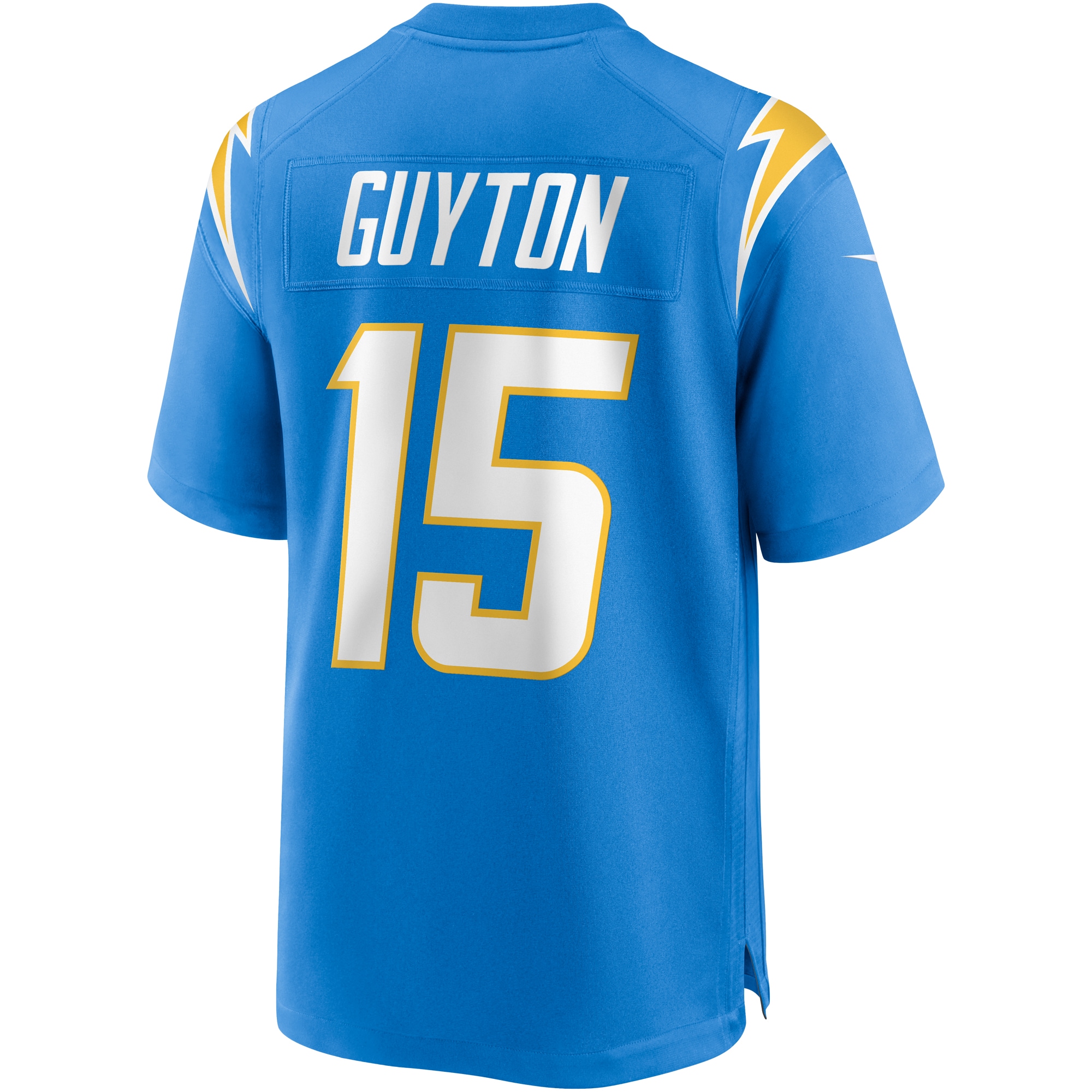 Jalen Guyton Los Angeles Chargers Nike Game Player Jersey - Powder Blue - vstockx