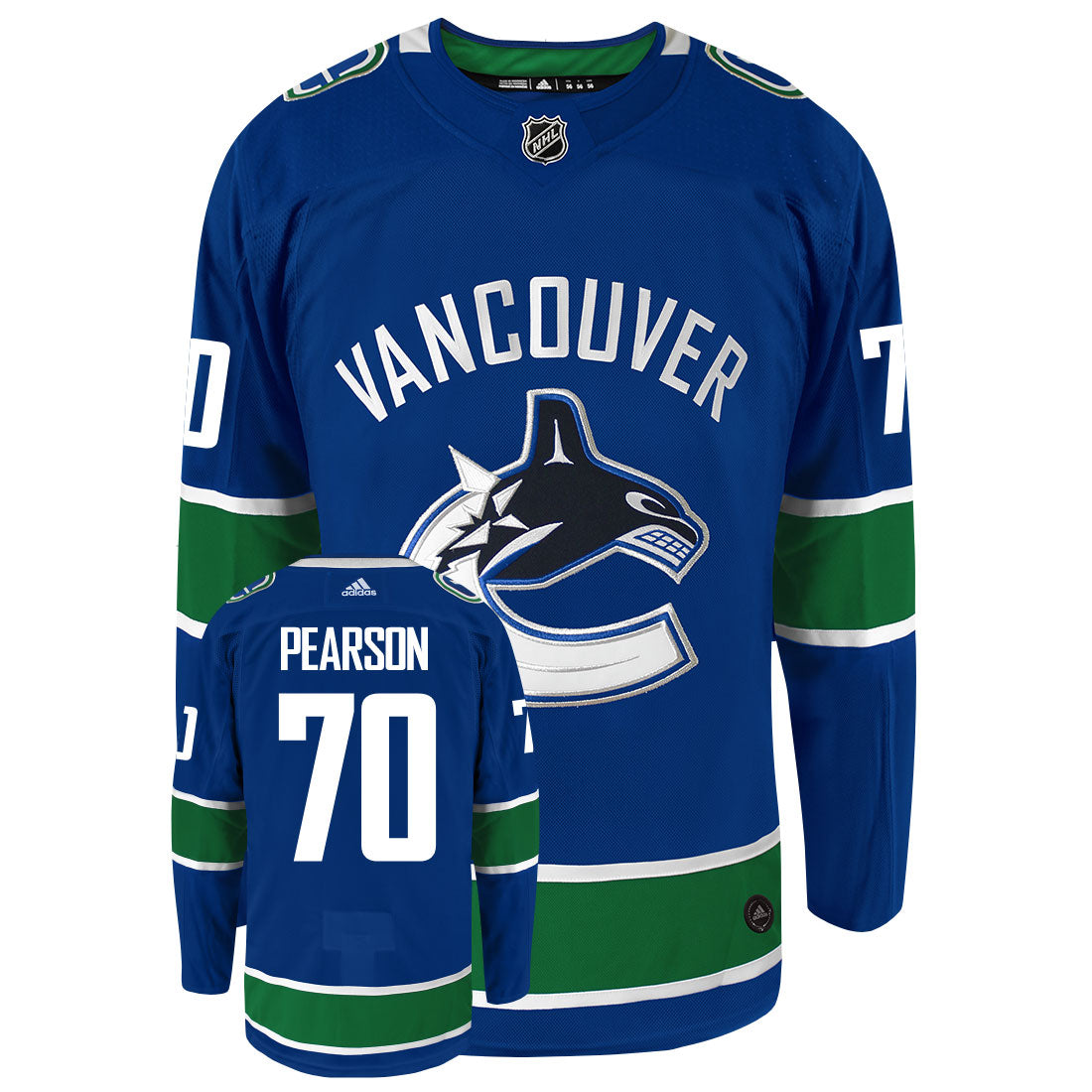 Tanner Pearson Vancouver Canucks Adidas Primegreen Authentic NHL Hockey Jersey - vstockx