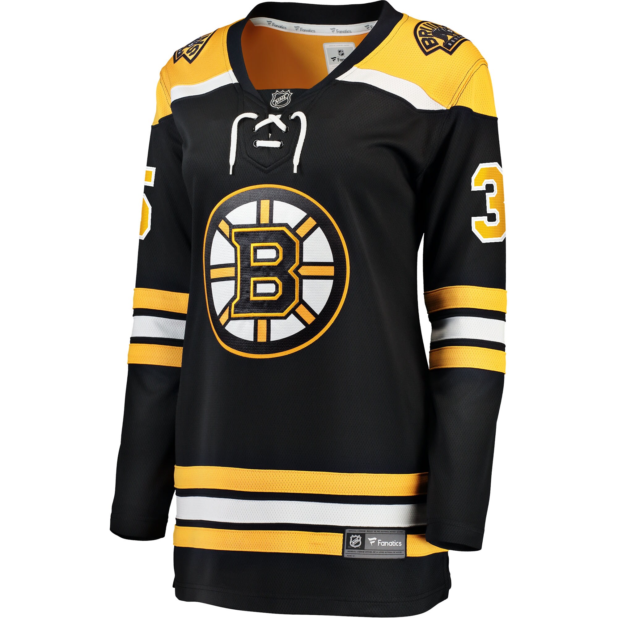 Linus Ullmark Boston Bruins Fanatics Branded Women's Home Breakaway Player Jersey - Black - vstockx