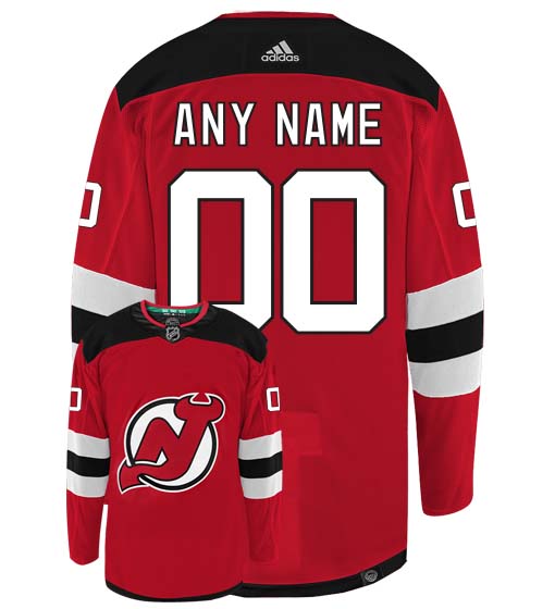 Customizable New Jersey Devils Adidas Primegreen Authentic NHL Hockey Jersey - vstockx