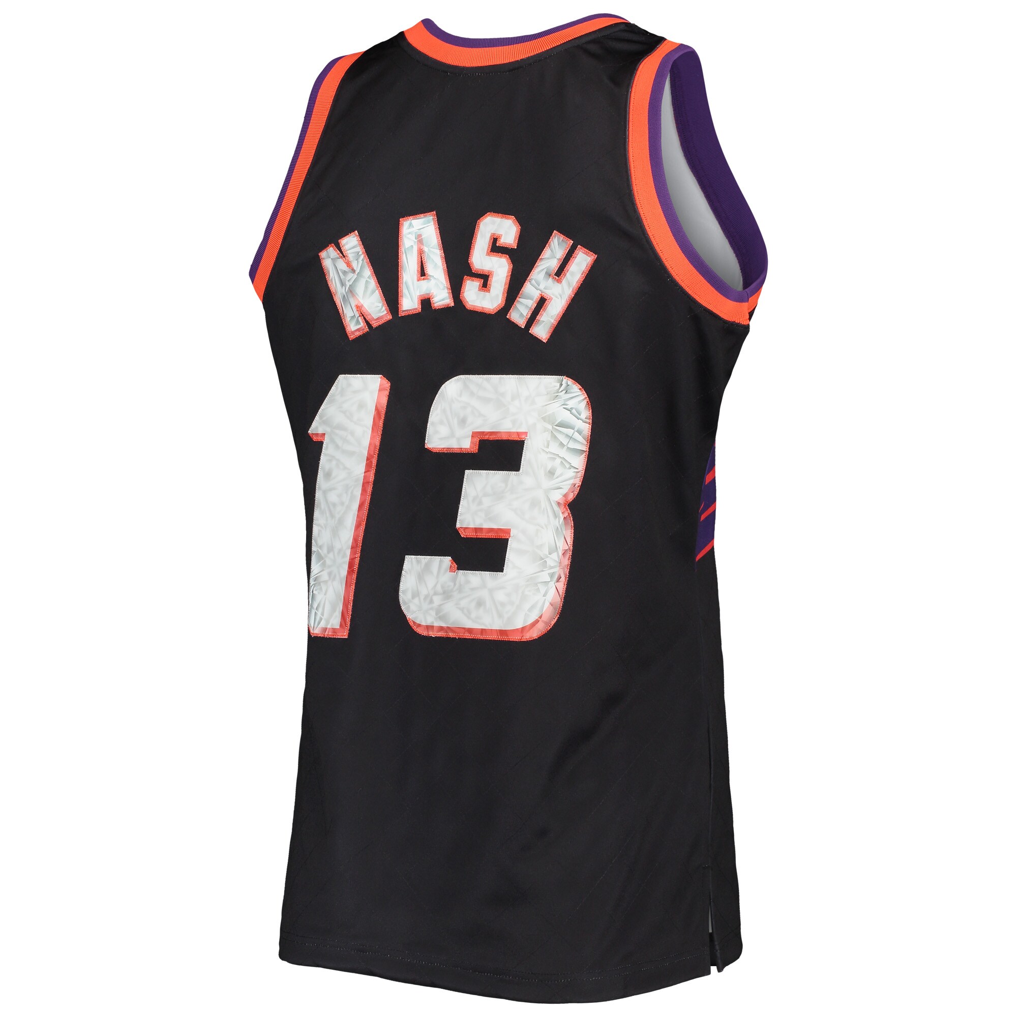 Steve Nash Phoenix Suns Mitchell & Ness 1996-97 Hardwood Classics NBA 75th Anniversary Diamond Swingman Jersey - Black - vstockx