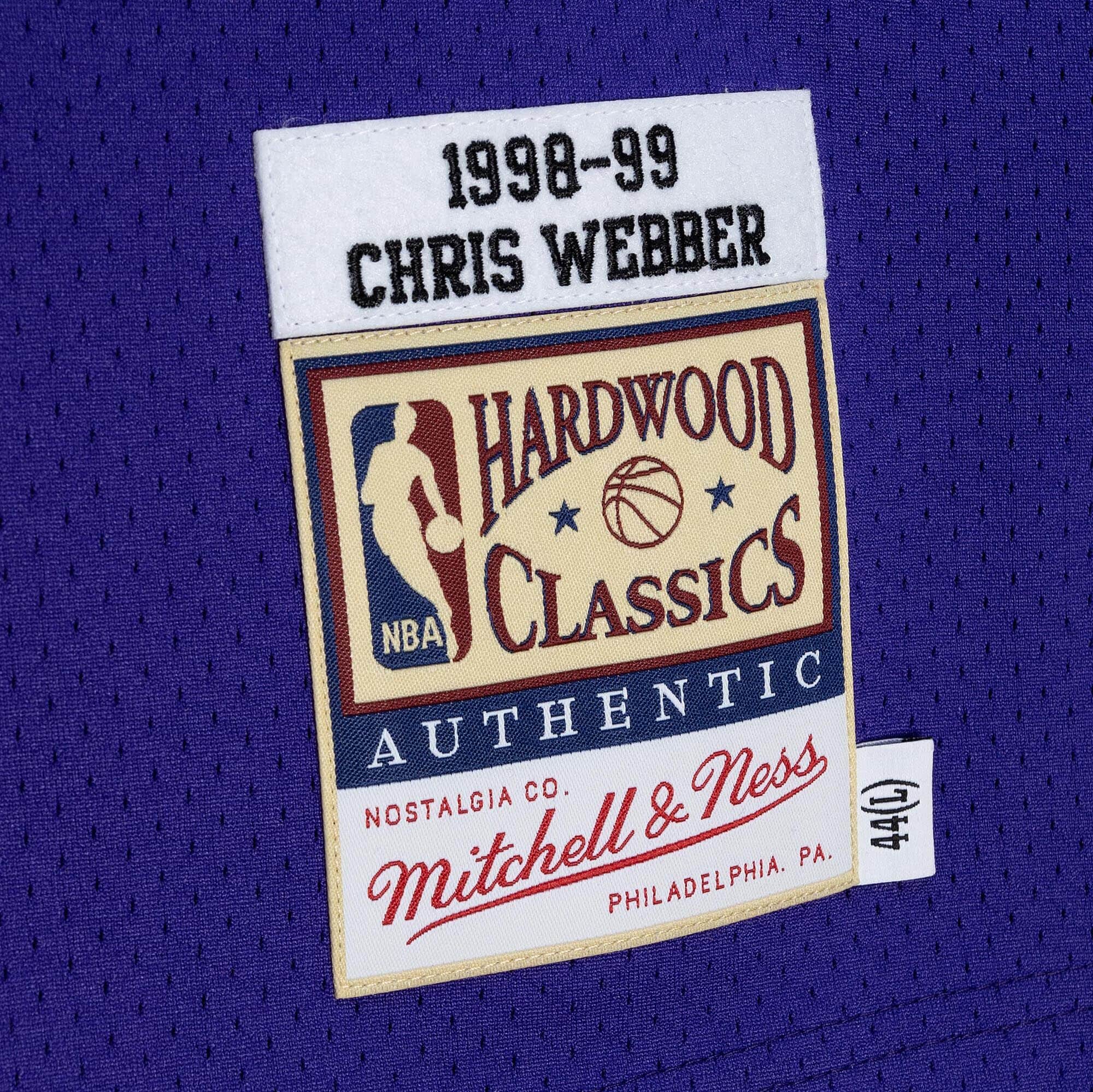 Authentic Chris Webber Sacramento Kings 1998-99 Jersey - vstockx