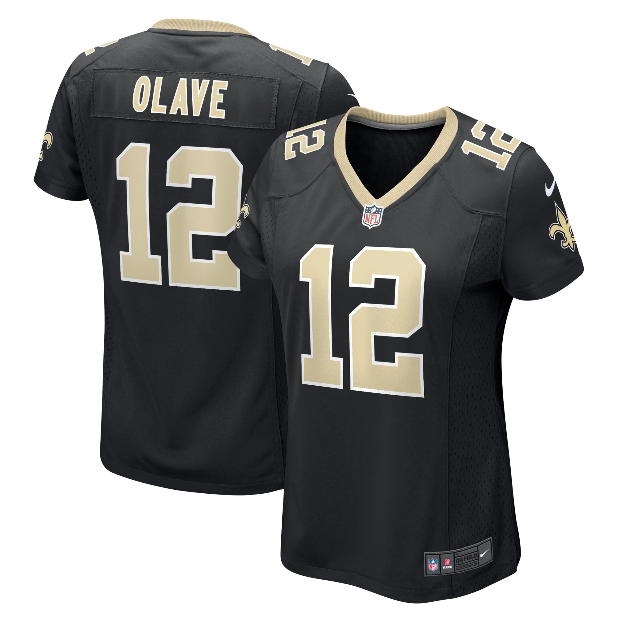 Chris Olave New Orleans Saints Nike Women's Game Player Jersey - Black - vstockx