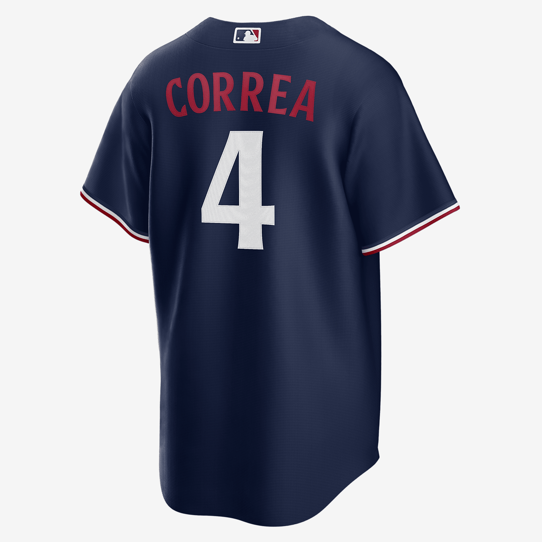 MLB Minnesota Twins (Carlos Correa) Men's Replica Baseball Jersey - Navy - vstockx
