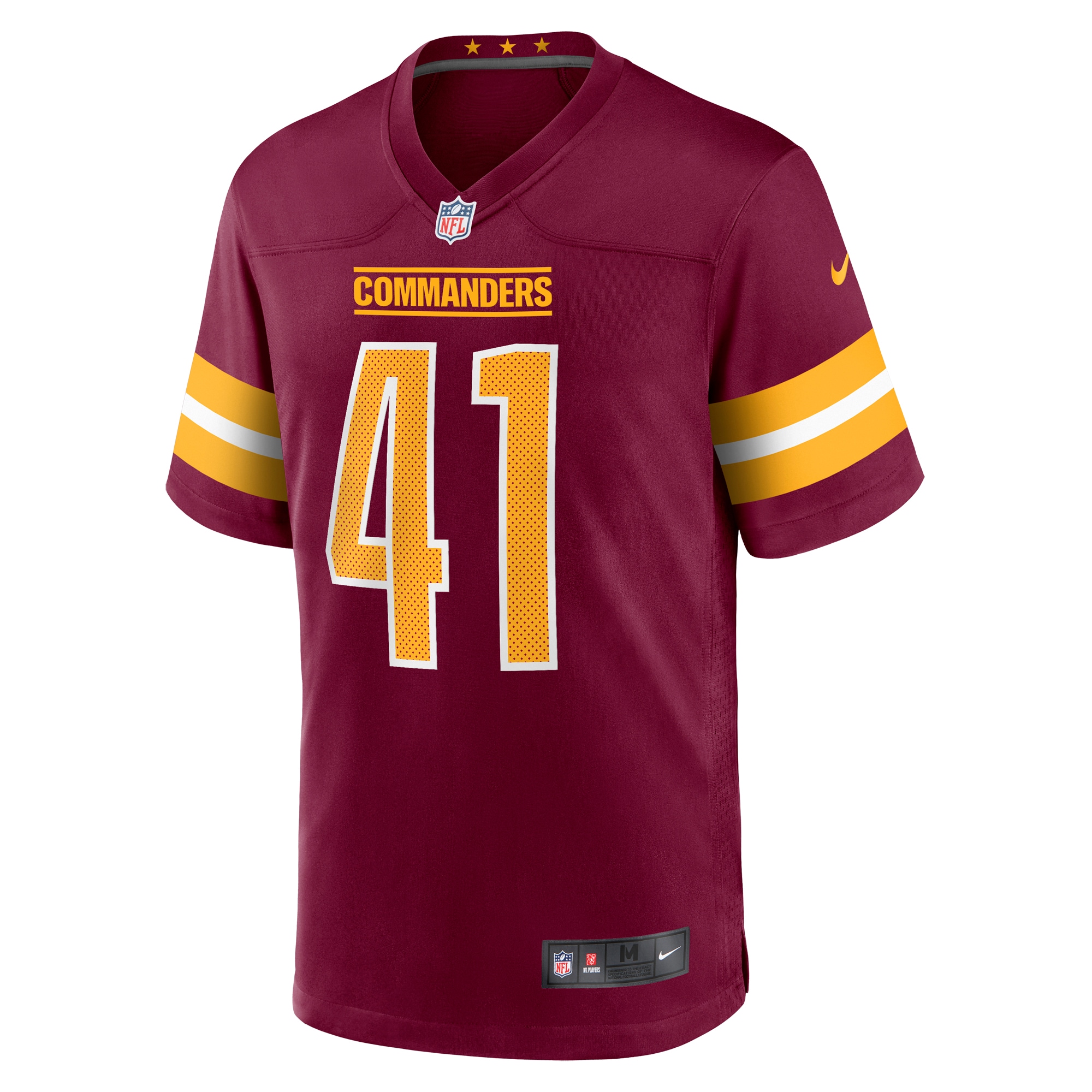 D.J. Stirgus Washington Commanders Nike Team Game Jersey - Burgundy - vstockx