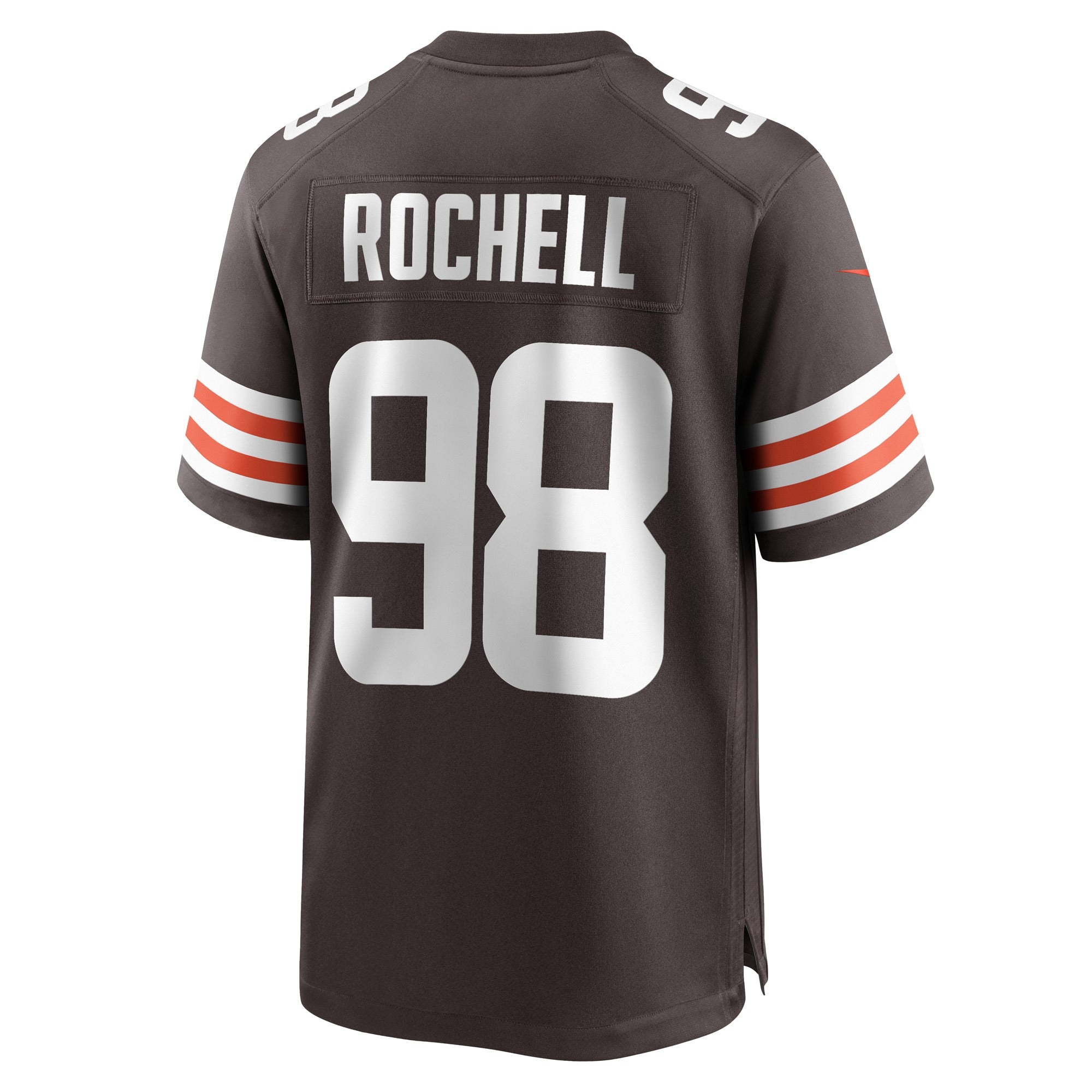 Men's Nike Isaac Rochell Brown Cleveland Browns Game Player Jersey - vstockx