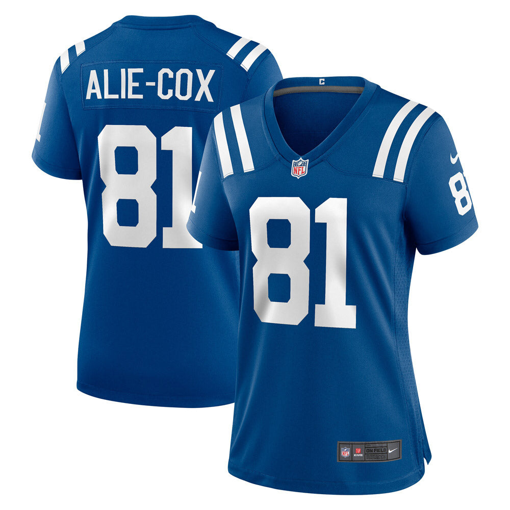 Women's Indianapolis Colts Mo Alie-Cox Team Game Jersey Royal Blue - vstockx