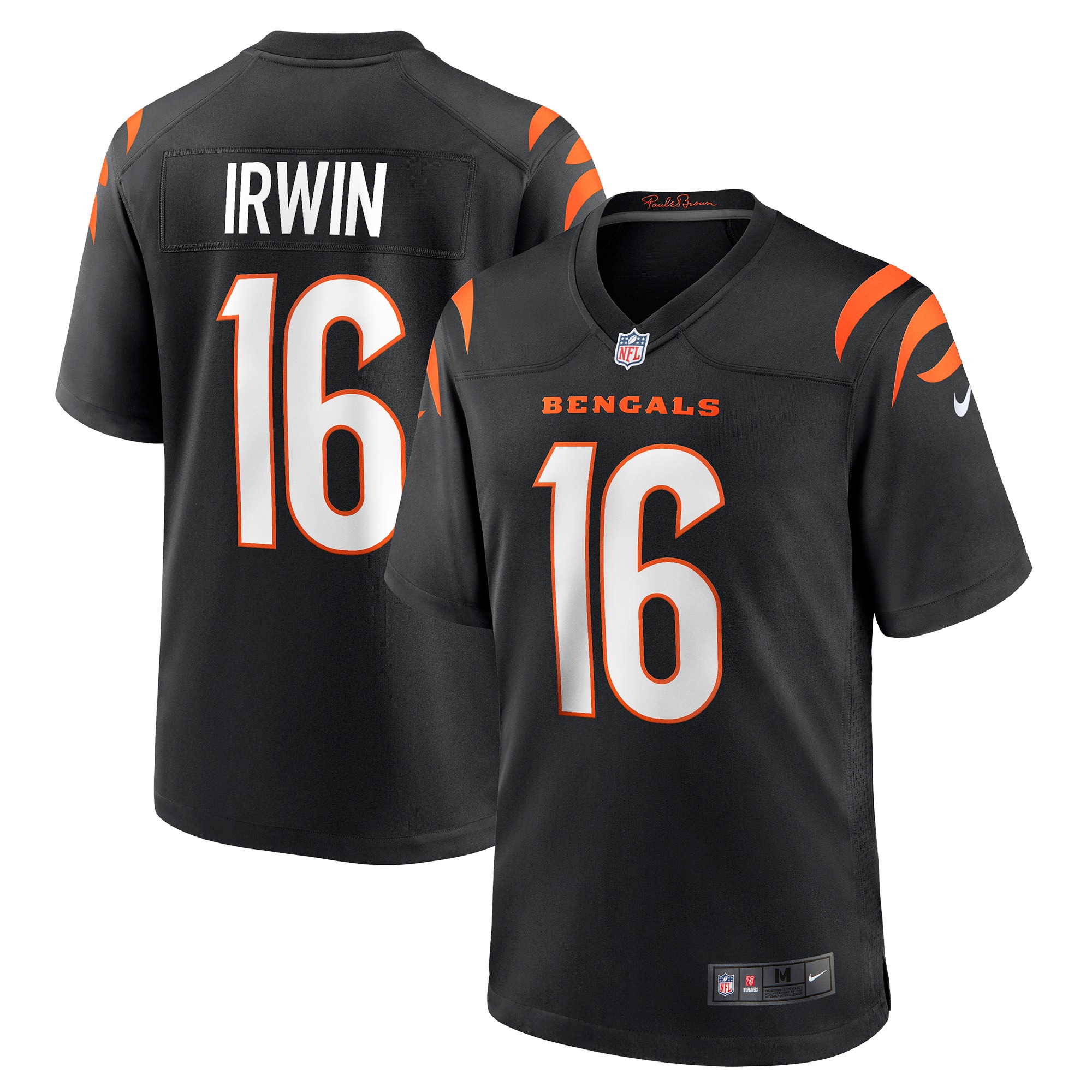 Trenton Irwin Cincinnati Bengals Nike Game Player Jersey - Black - vstockx