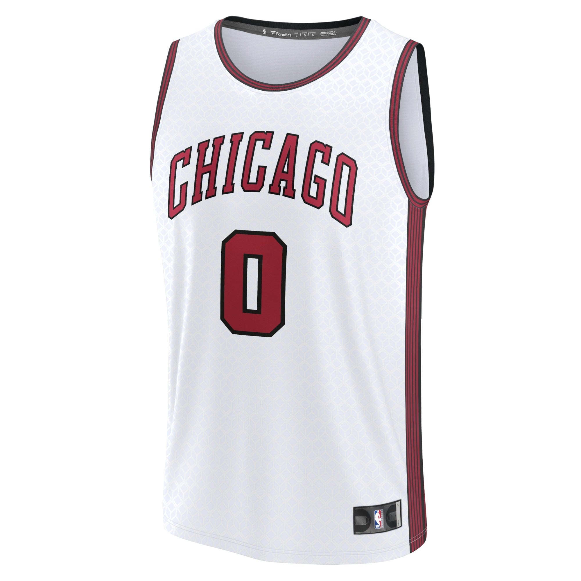 Men's Fanatics Branded Coby White White Chicago Bulls 2022/23 Fastbreak Jersey - City Edition - vstockx