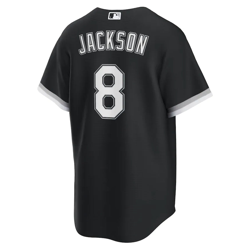 Men's Bo Jackson Chicago White Sox Black Alternate Premium Stitch Replica Jersey - vstockx