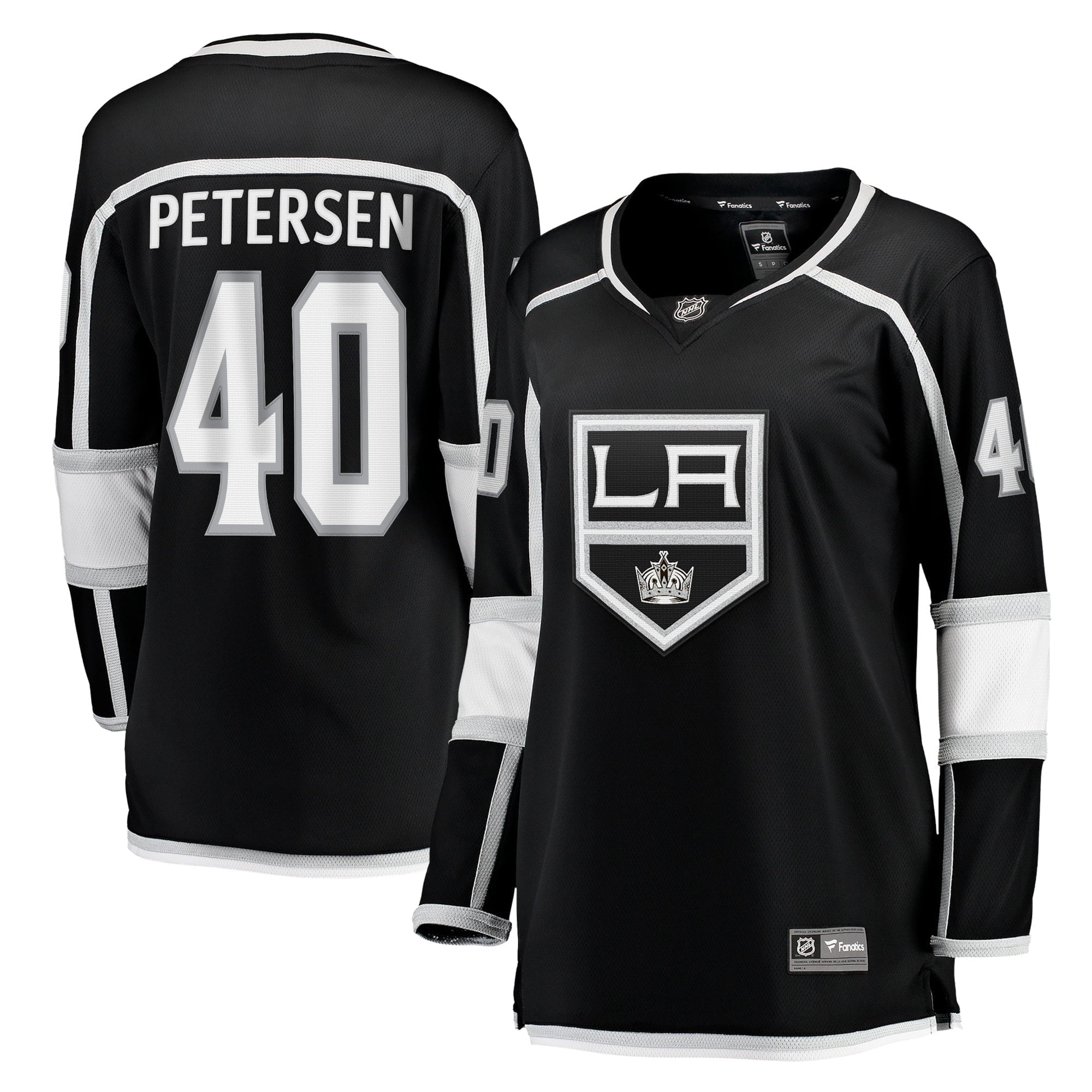 Women's Fanatics Branded Cal Petersen Black Los Angeles Kings Home Breakaway Player Jersey - vstockx