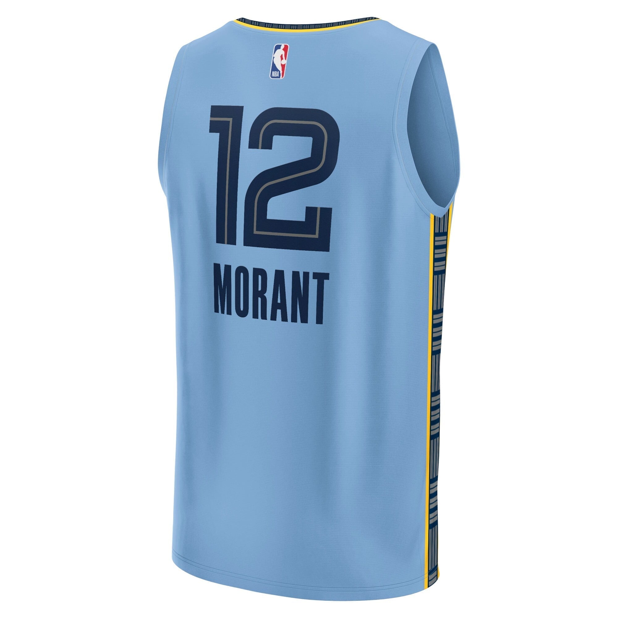 Men's Fanatics Branded Ja Morant Light Blue Memphis Grizzlies Fast Break Replica Player Jersey - Statement Edition - vstockx