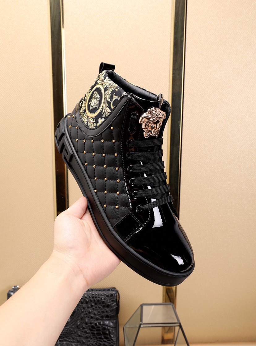 Versace High Top Sneaker 4 - vstockx