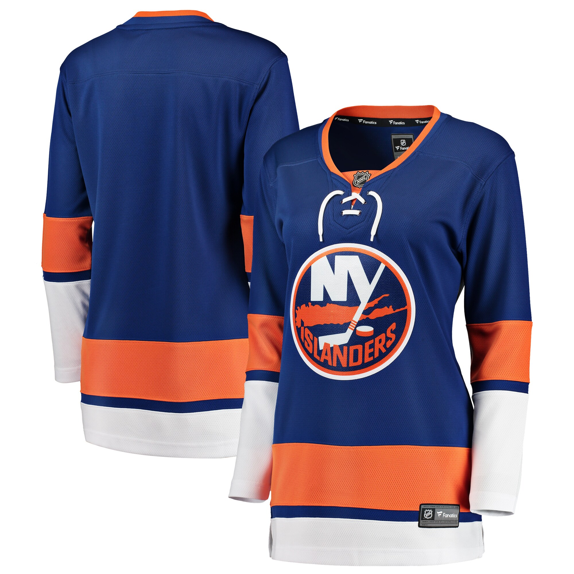 New York Islanders Fanatics Branded Women's Breakaway Home Jersey - Blue - vstockx