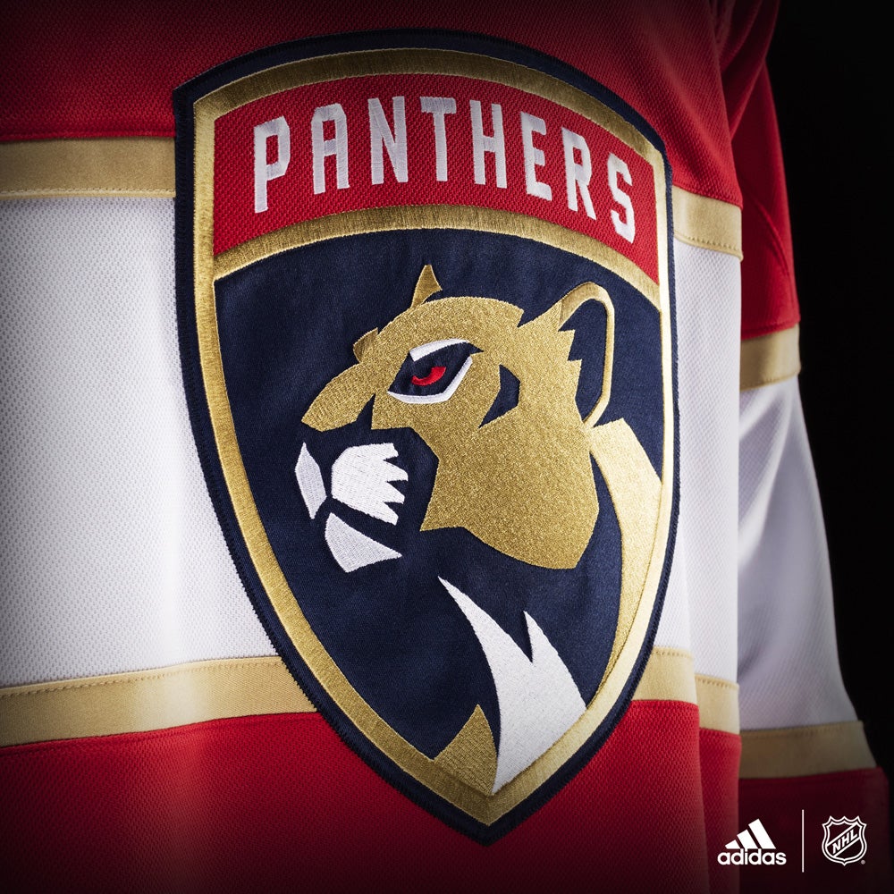Florida Panthers Adidas Authentic Home NHL Hockey Jersey - vstockx