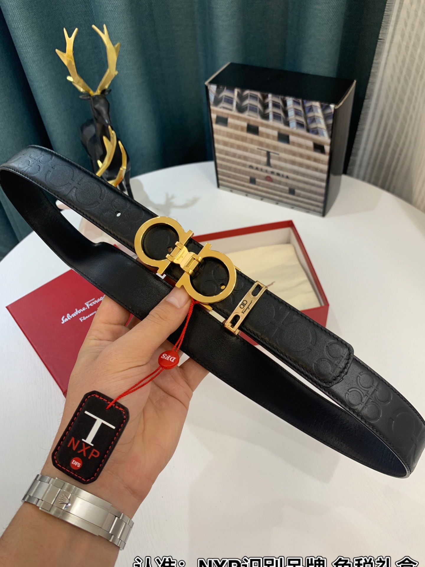 Streetwear Belt Ferragamo 319192 size:3.5cm - vstockx