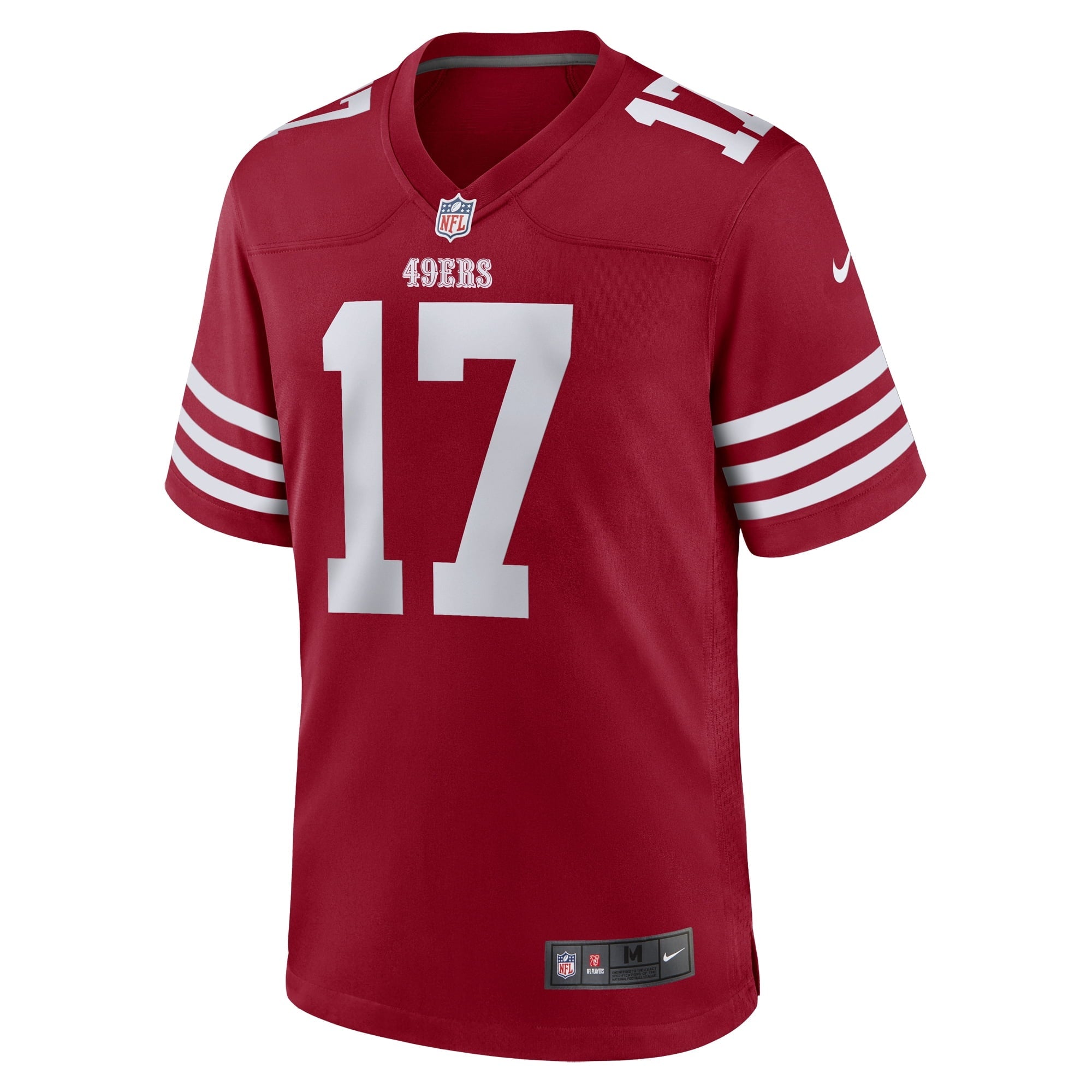 Men's Nike Chris Conley Scarlet San Francisco 49ers Game Jersey - vstockx