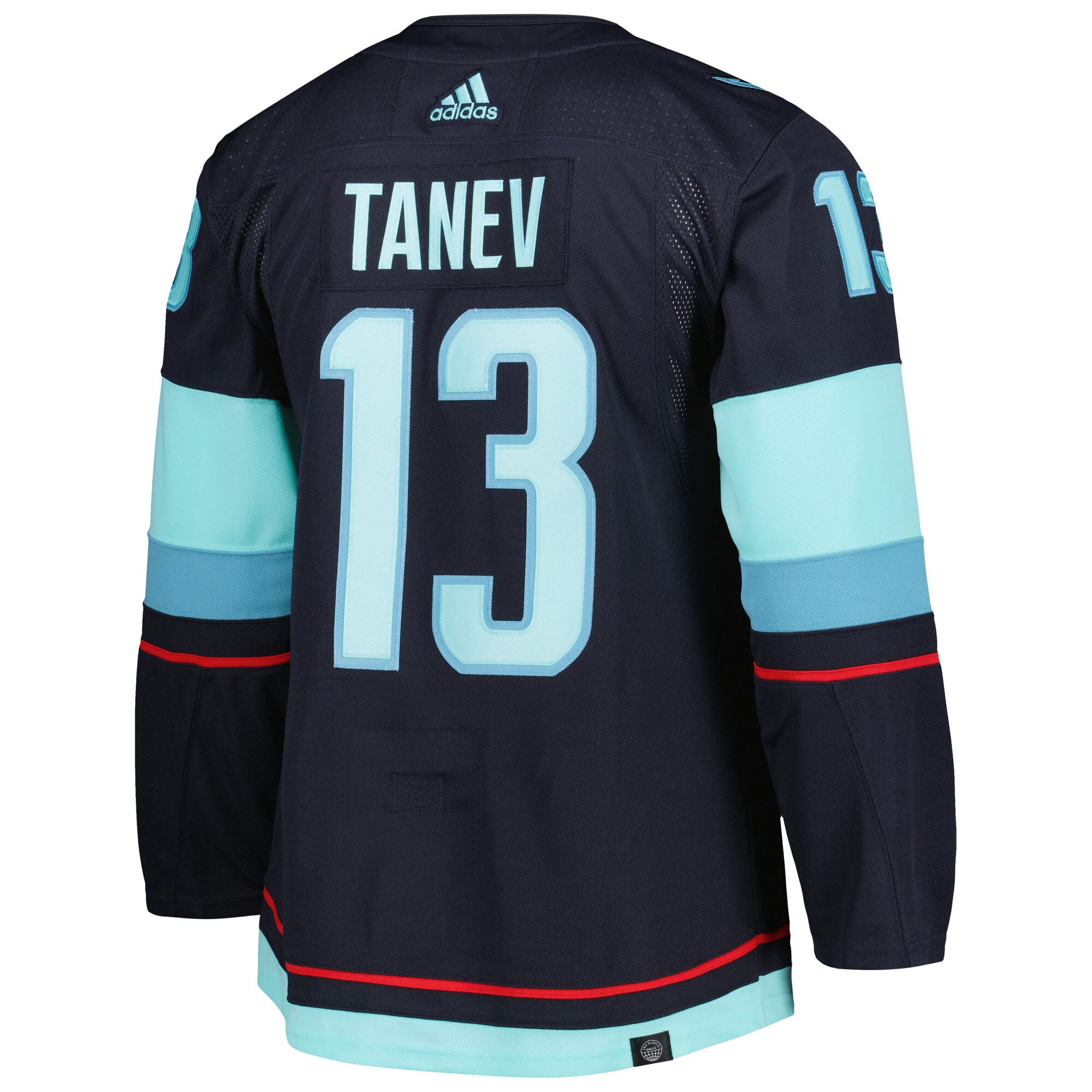 Brandon Tanev Seattle Kraken adidas Home Primegreen Authentic Pro Player Jersey - Navy - vstockx