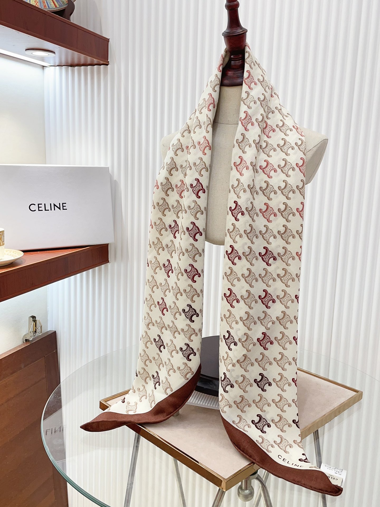 Streetwear Scarf CELINE 328774 SIZE:100x100cm - vstockx