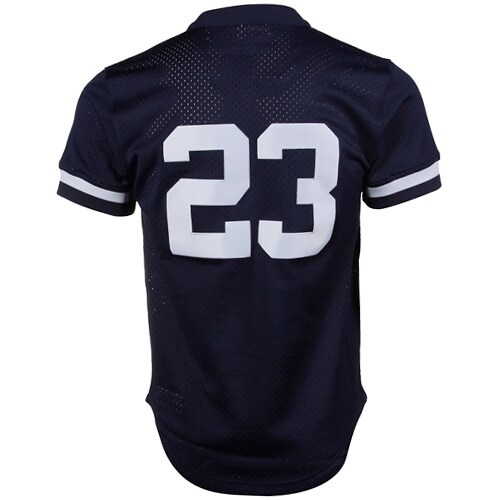 Don Mattingly New York Yankees Mitchell & Ness 1995 Authentic Cooperstown Collection Mesh Batting Practice Jersey - Navy - vstockx
