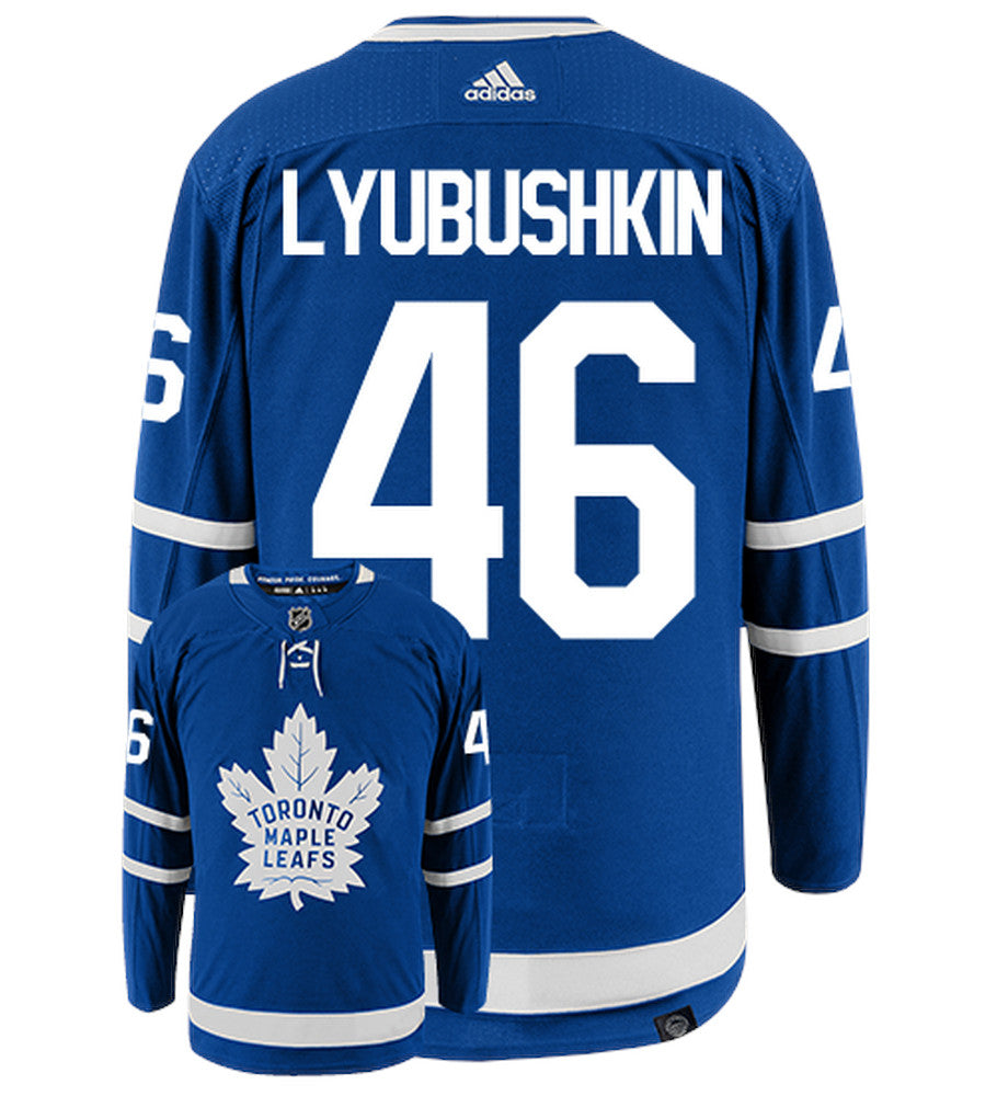 Ilya Lybushkin Toronto Maple Leafs Adidas Primegreen Authentic NHL Hockey Jersey - vstockx