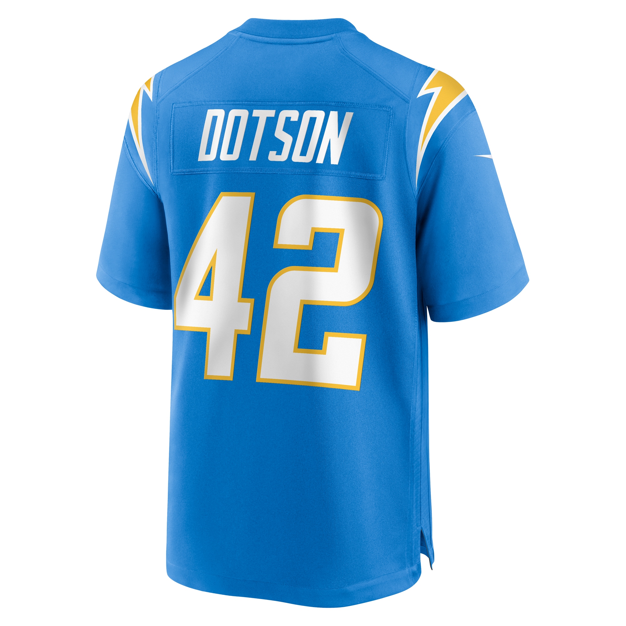 Elijah Dotson Los Angeles Chargers Nike Team Game Jersey - Powder Blue - vstockx