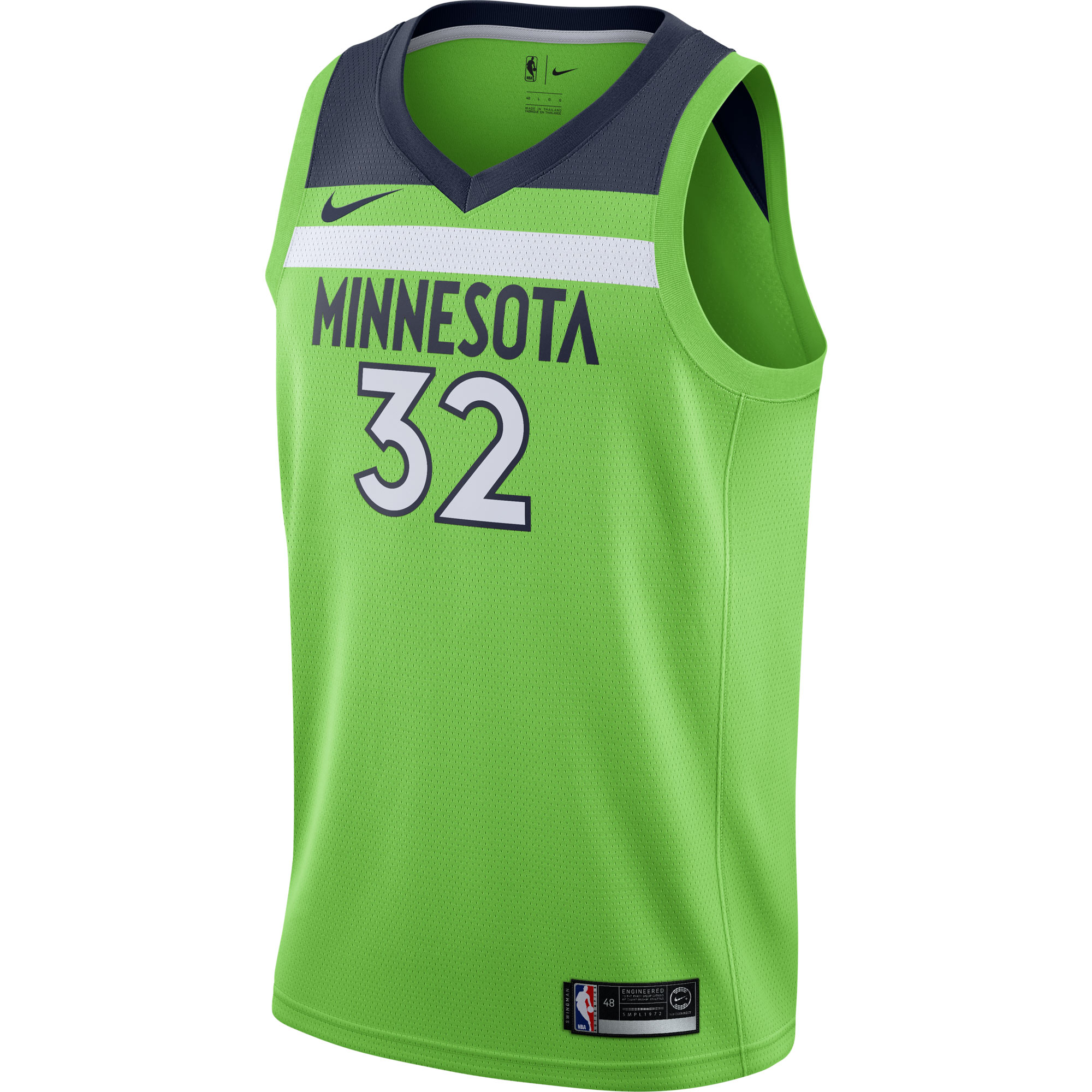 Karl-Anthony Towns Minnesota Timberwolves Nike Swingman Jersey - Statement Edition - Green - vstockx