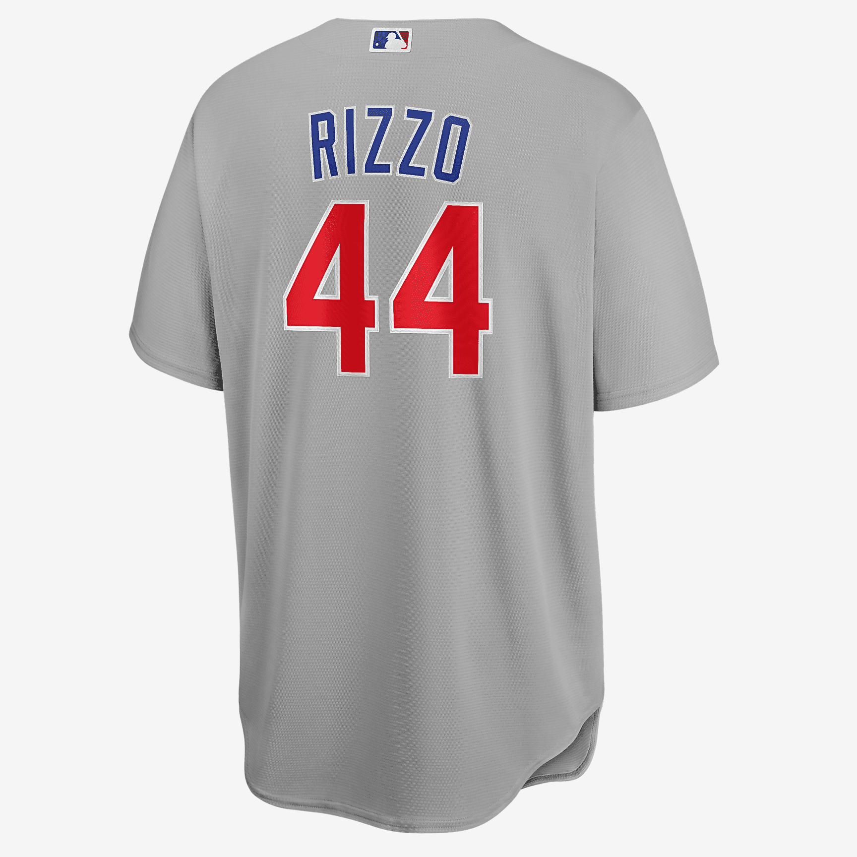 MLB Chicago Cubs (Anthony Rizzo) Men's Replica Baseball Jersey - Base Grey - vstockx