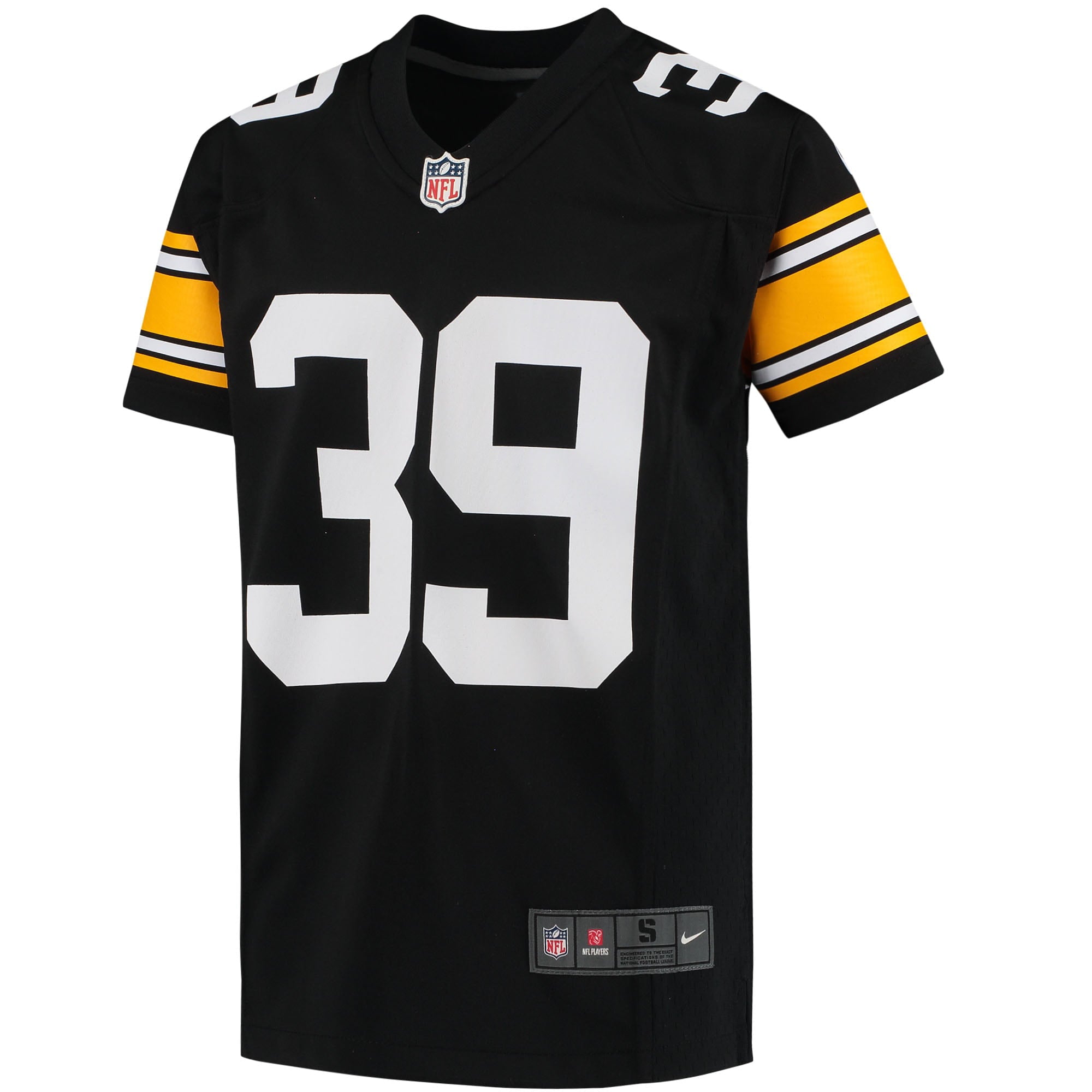 Youth Nike Minkah Fitzpatrick Black Pittsburgh Steelers Game Jersey - vstockx