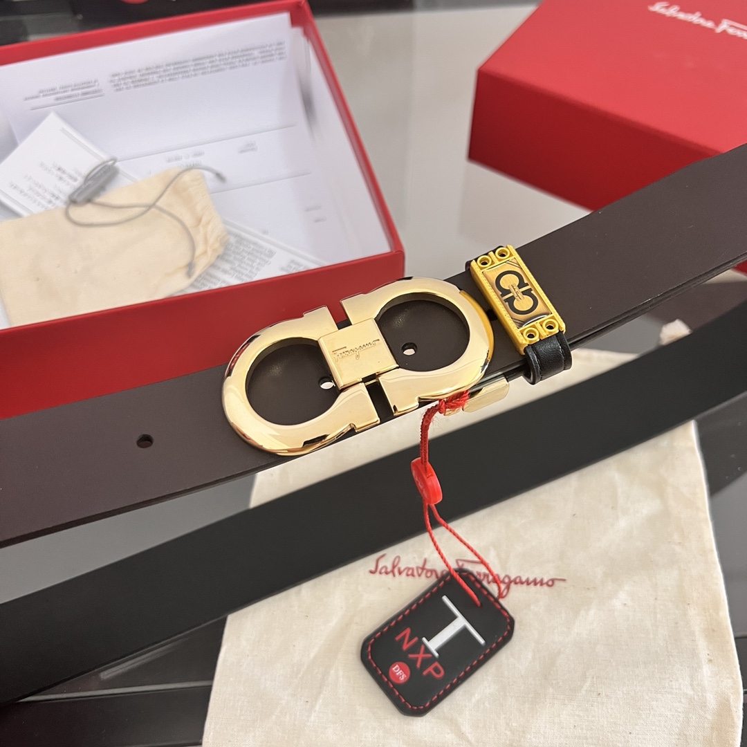 Streetwear Belt Ferragamo 320271 size:3.5cm - vstockx