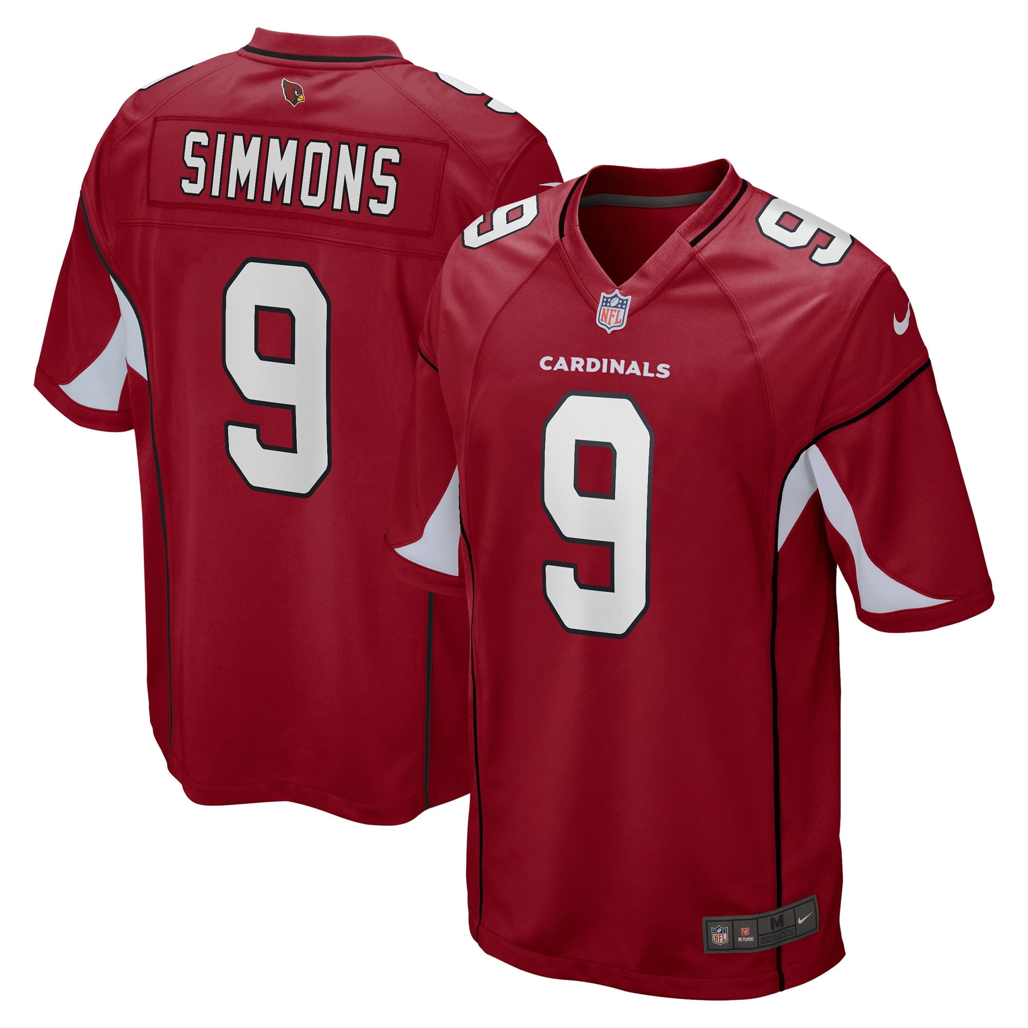 Men's Nike Isaiah Simmons Cardinal Arizona Cardinals Game Player Jersey - vstockx