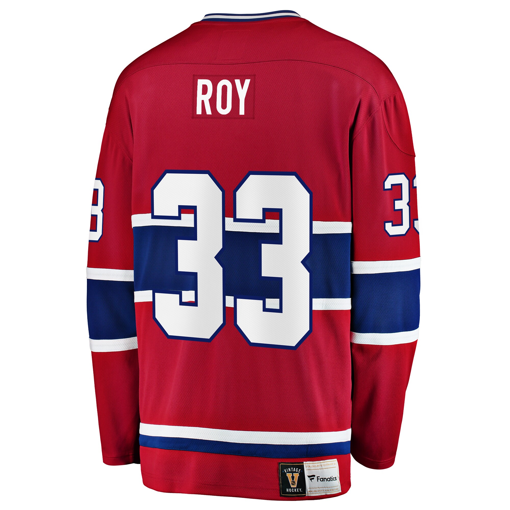 Patrick Roy Montreal Canadiens Fanatics Branded Premier Breakaway Retired Player Jersey - Red - vstockx