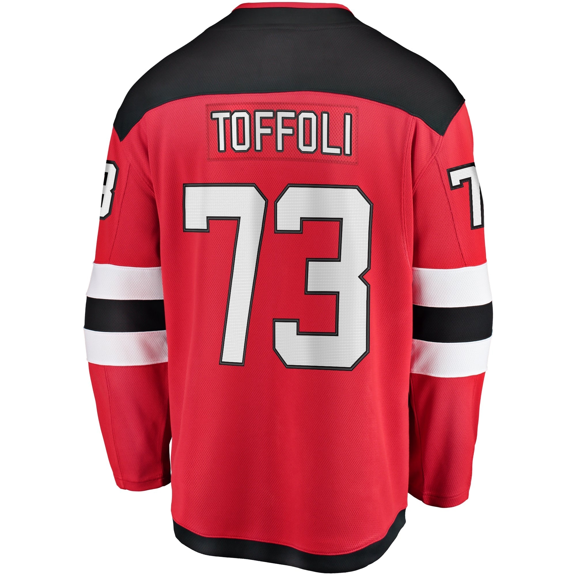 Men's Fanatics Branded Tyler Toffoli Red New Jersey Devils Home Breakaway Player Jersey - vstockx