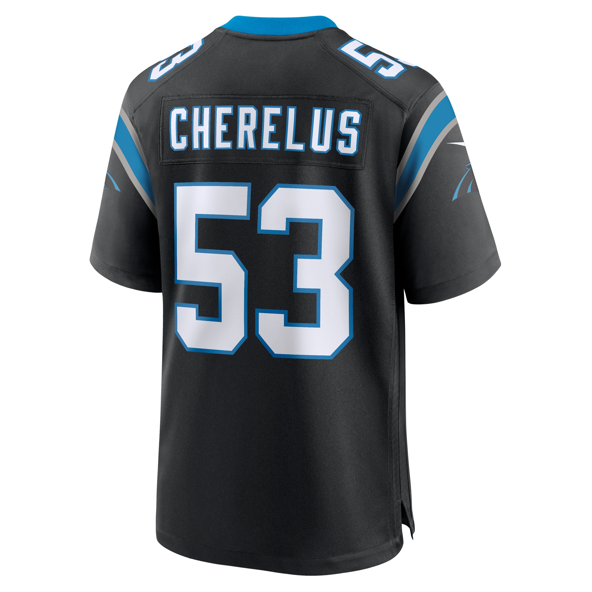 Claudin Cherelus Carolina Panthers Nike Team Game Jersey - Black - vstockx