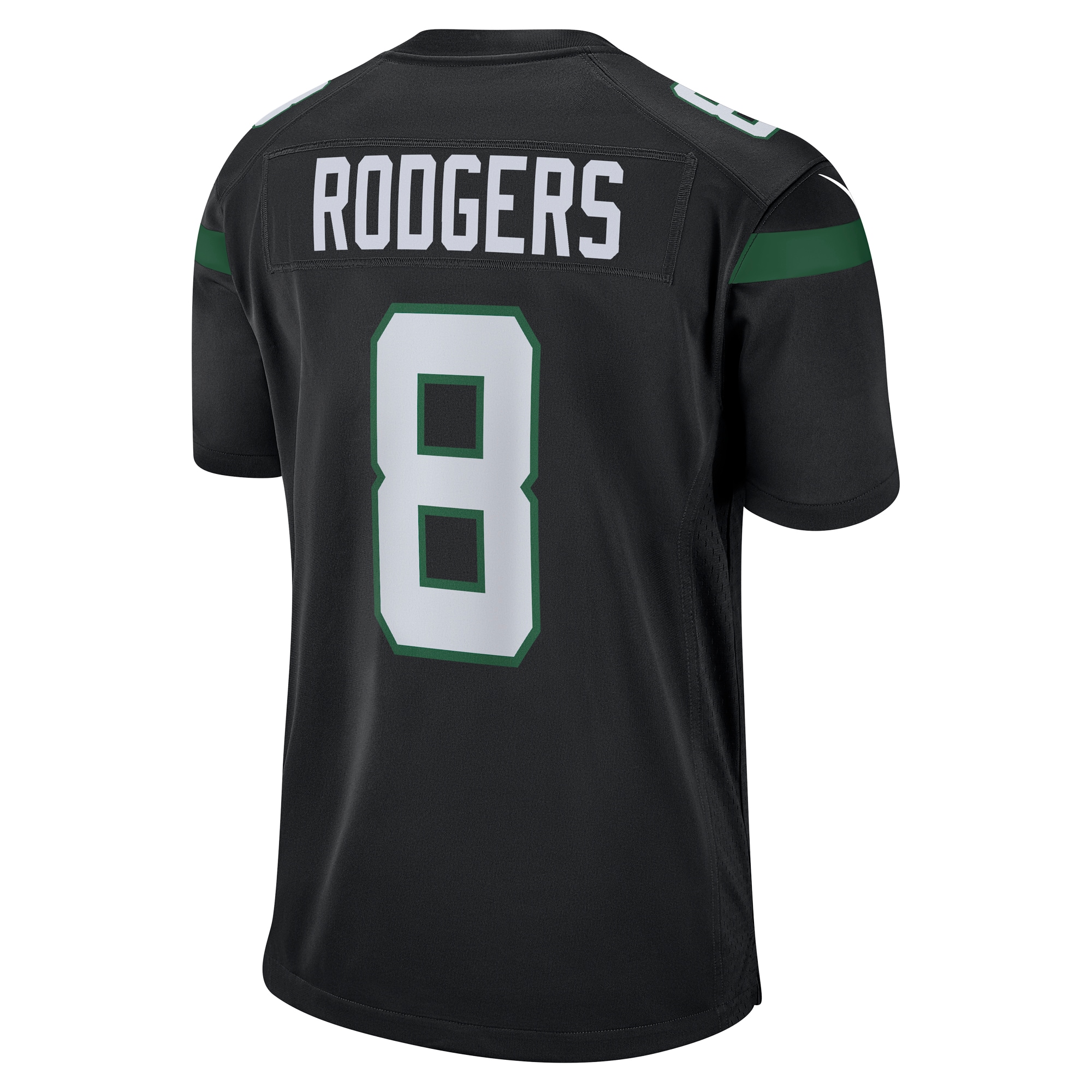 Aaron Rodgers New York Jets Nike Youth Game Jersey - Black - vstockx