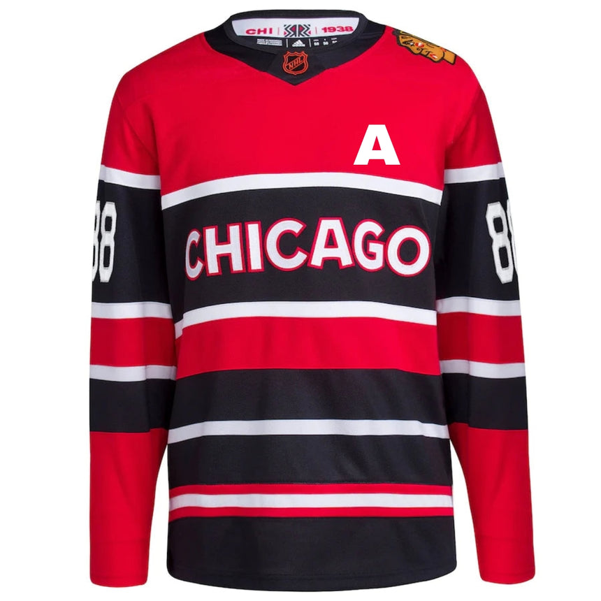 Men's Patrick Kane Chicago Blackhawks adidas Red Reverse Retro 2.0 Authentic Jersey - vstockx
