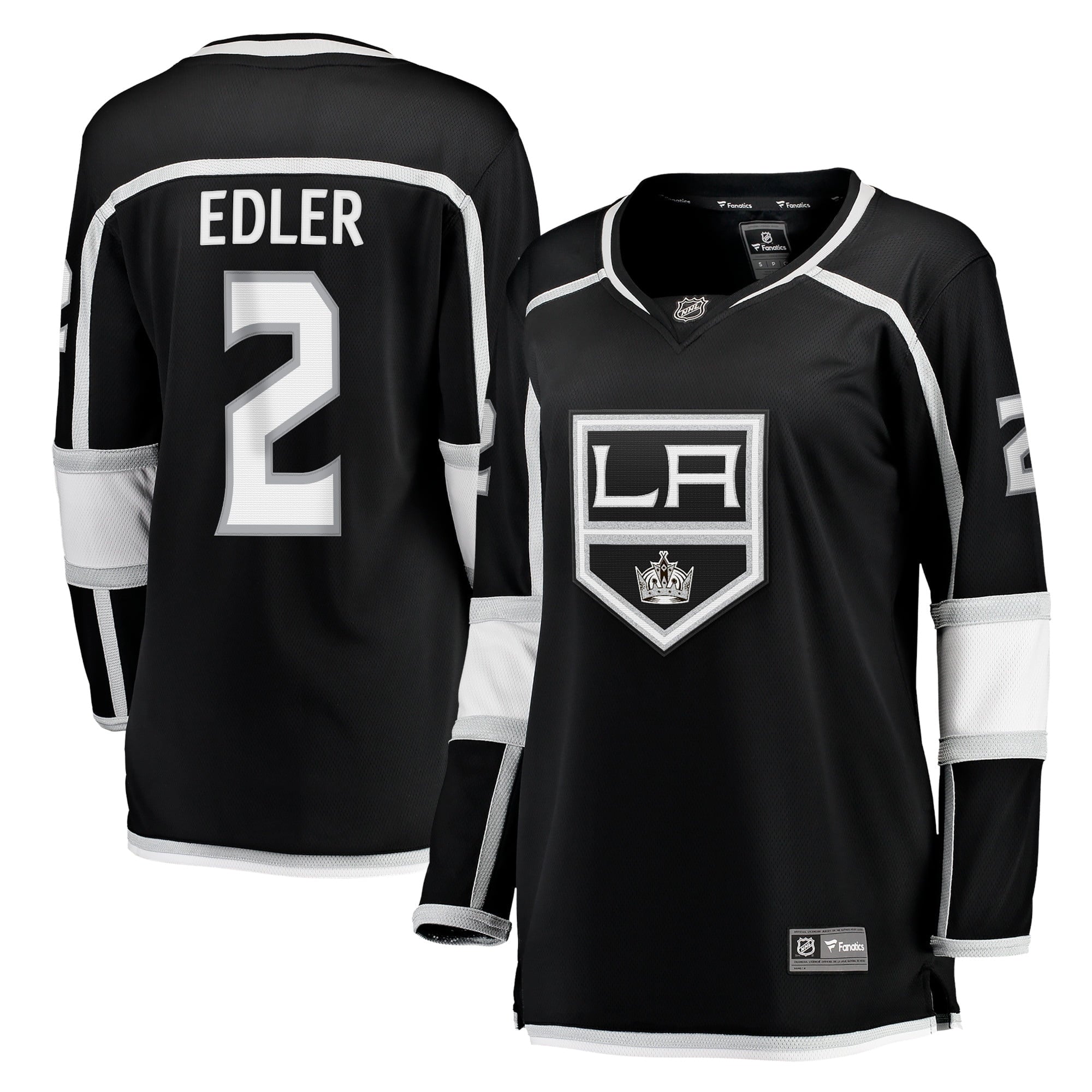 Women's Fanatics Branded Alexander Edler Black Los Angeles Kings Home Breakaway Player Jersey - vstockx
