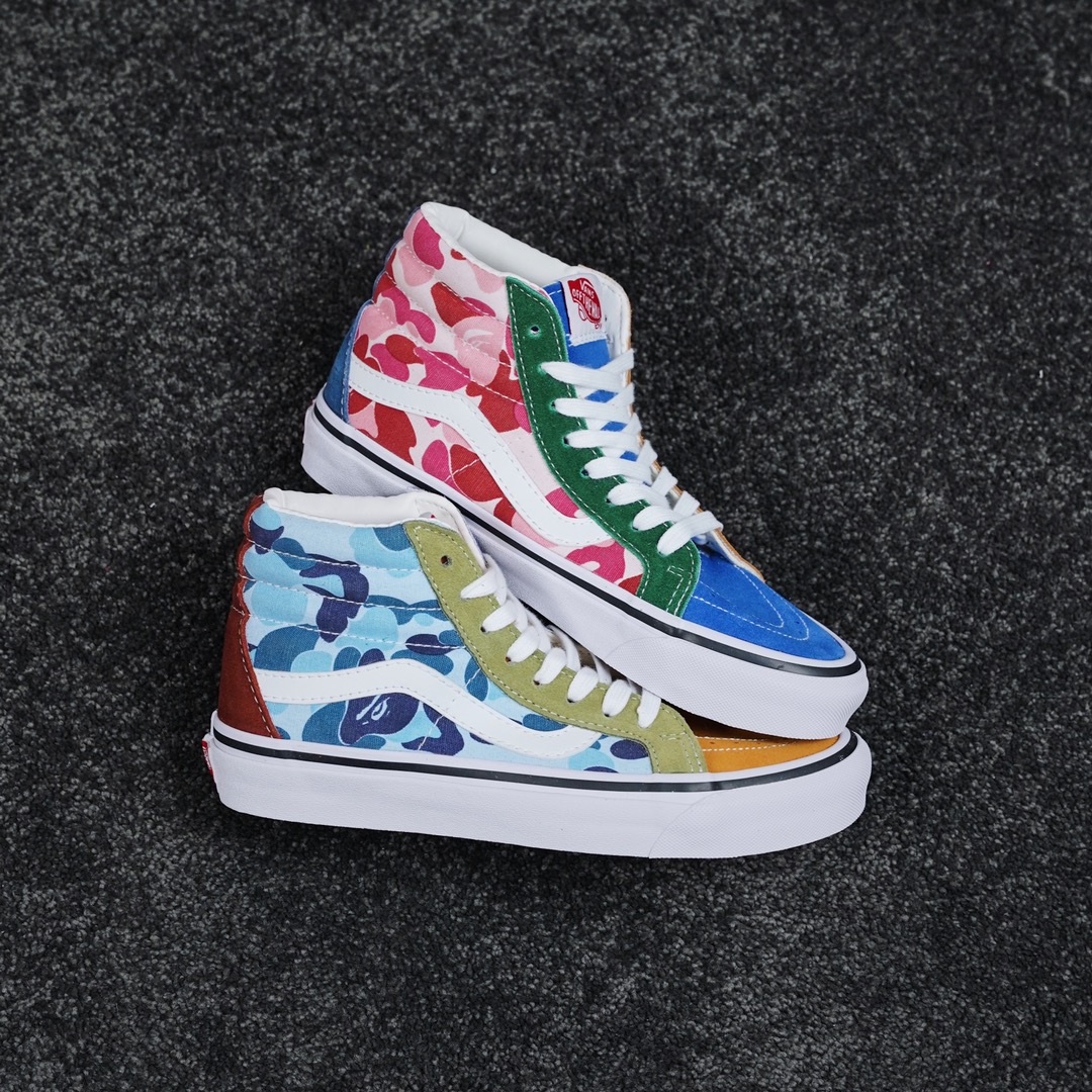 Vans Sk8-Hi DX Bape Multi Camo - vstockx