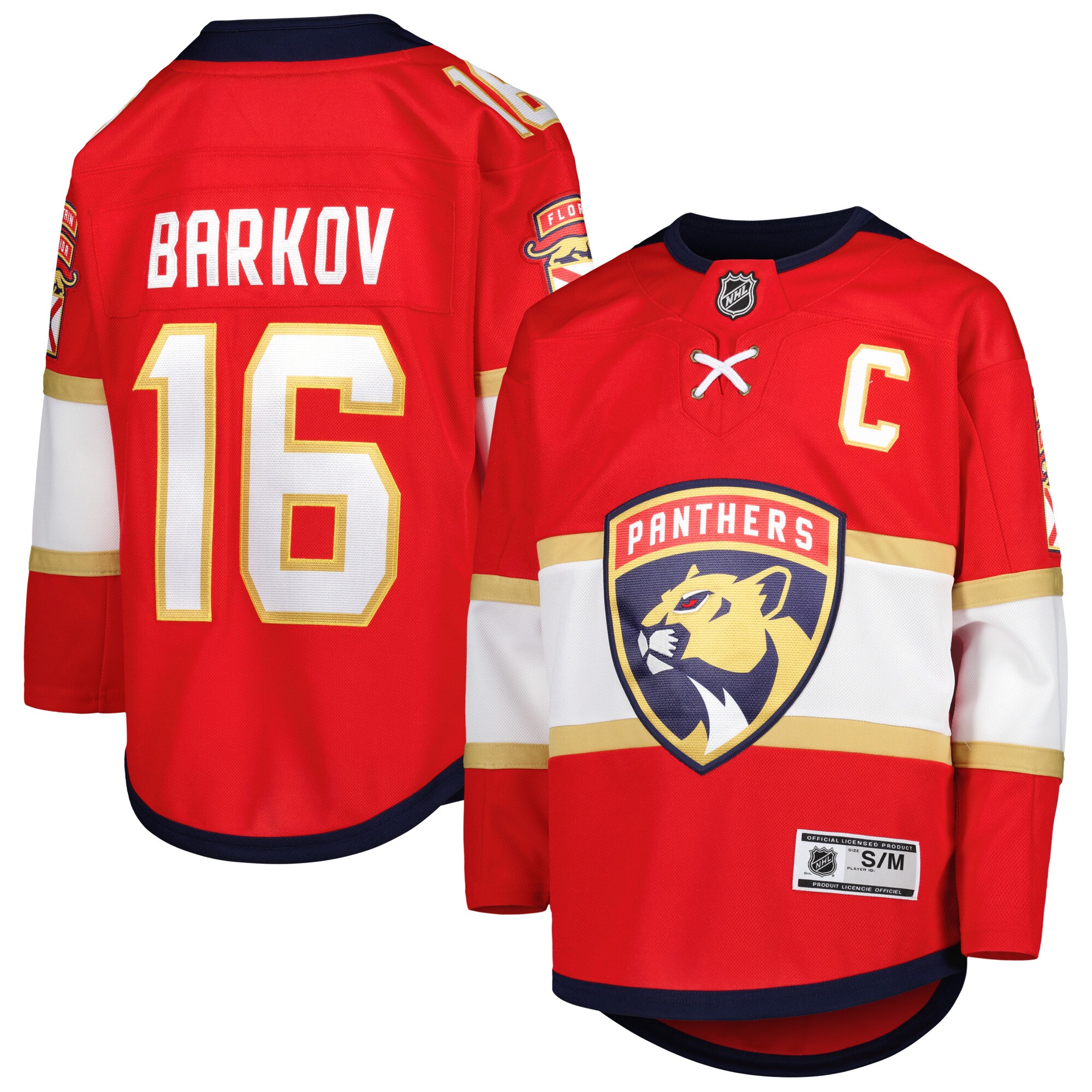 Aleksander Barkov Florida Panthers Youth Home Premier Player Jersey - Red - vstockx