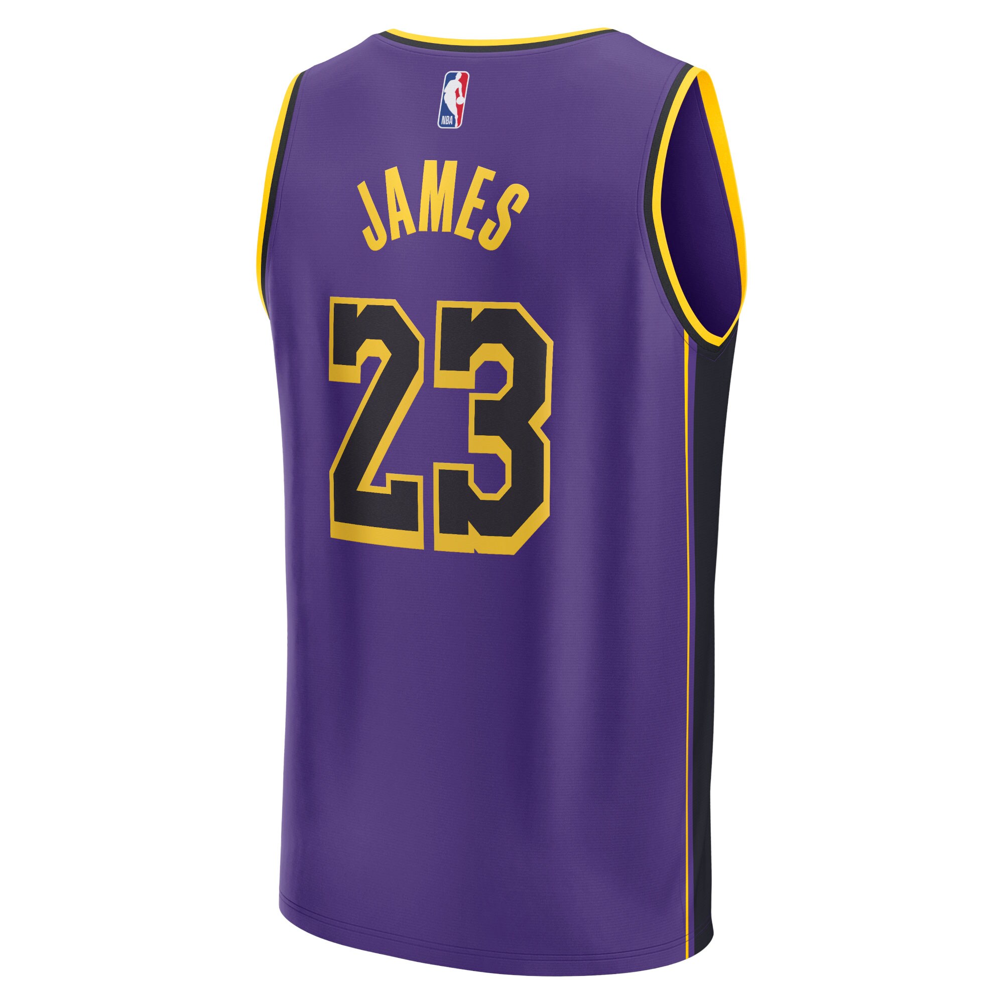 LeBron James Los Angeles Lakers Fanatics Branded Youth 2022/23 Fast Break Replica Player Jersey - Statement Edition - Purple - vstockx