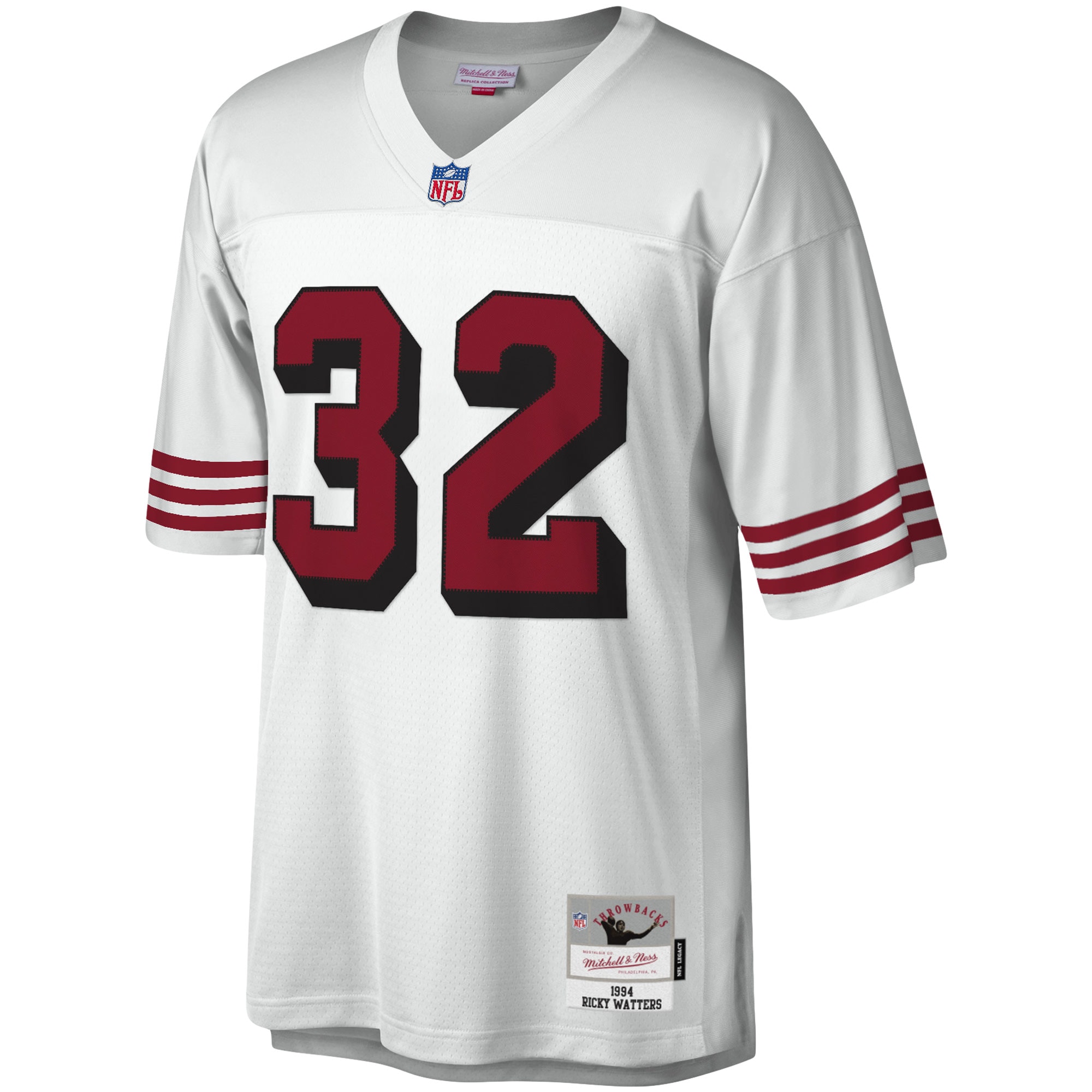 Ricky Watters San Francisco 49ers Mitchell & Ness Legacy Replica Jersey - White - vstockx