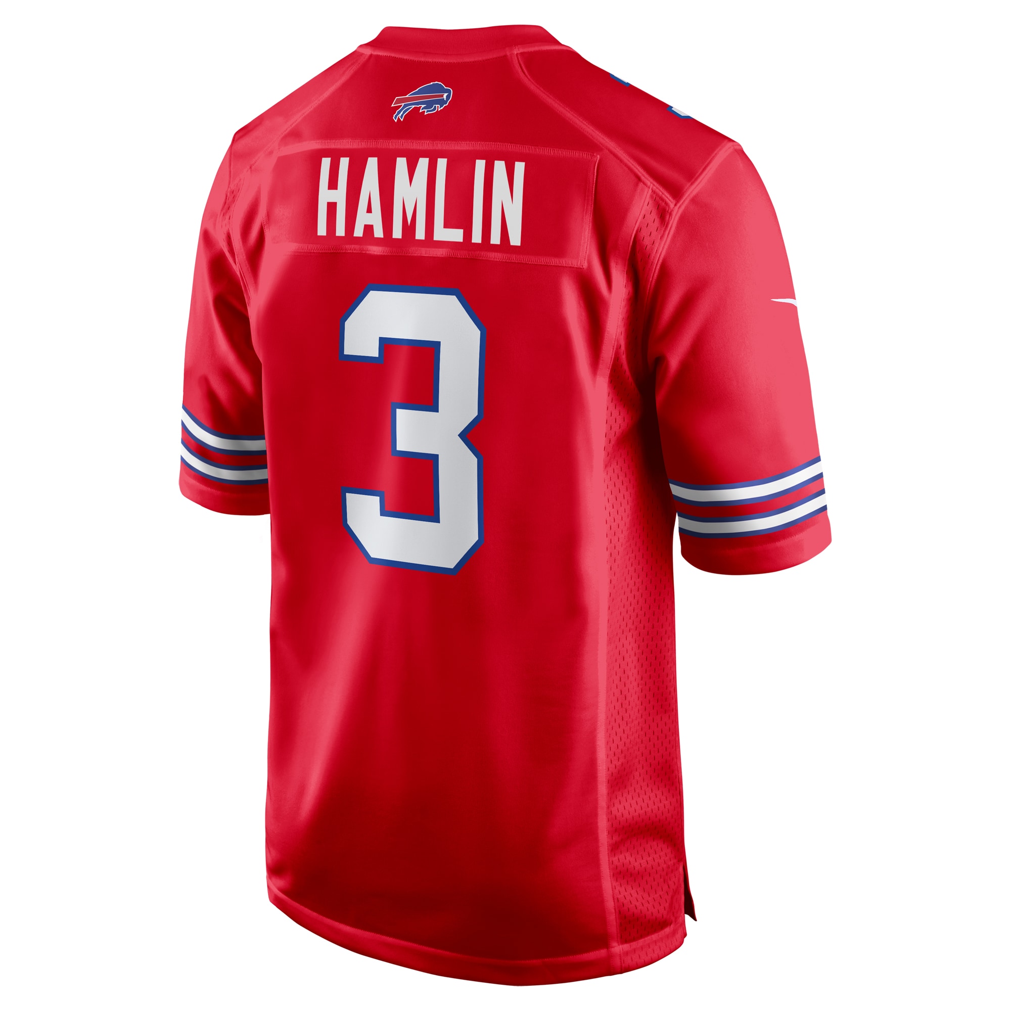 Damar Hamlin Buffalo Bills Nike Alternate Game Jersey - Red - vstockx