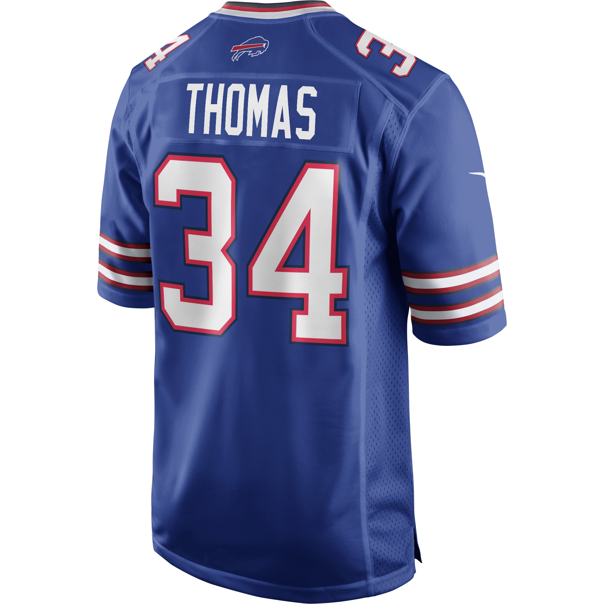 Thurman Thomas Buffalo Bills Nike Game Retired Player Jersey - Royal - vstockx
