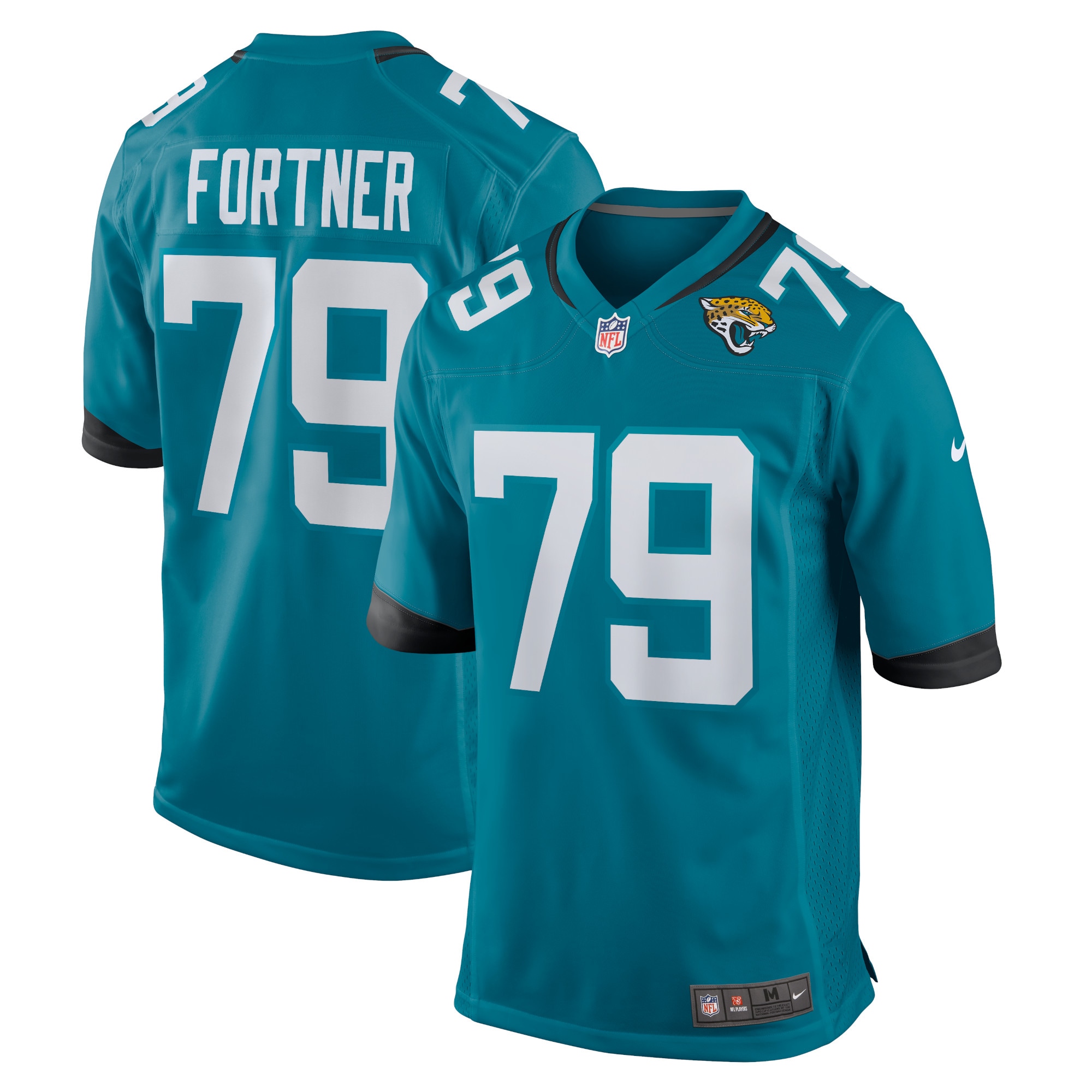 Luke Fortner Jacksonville Jaguars Nike Game Jersey - Teal - vstockx