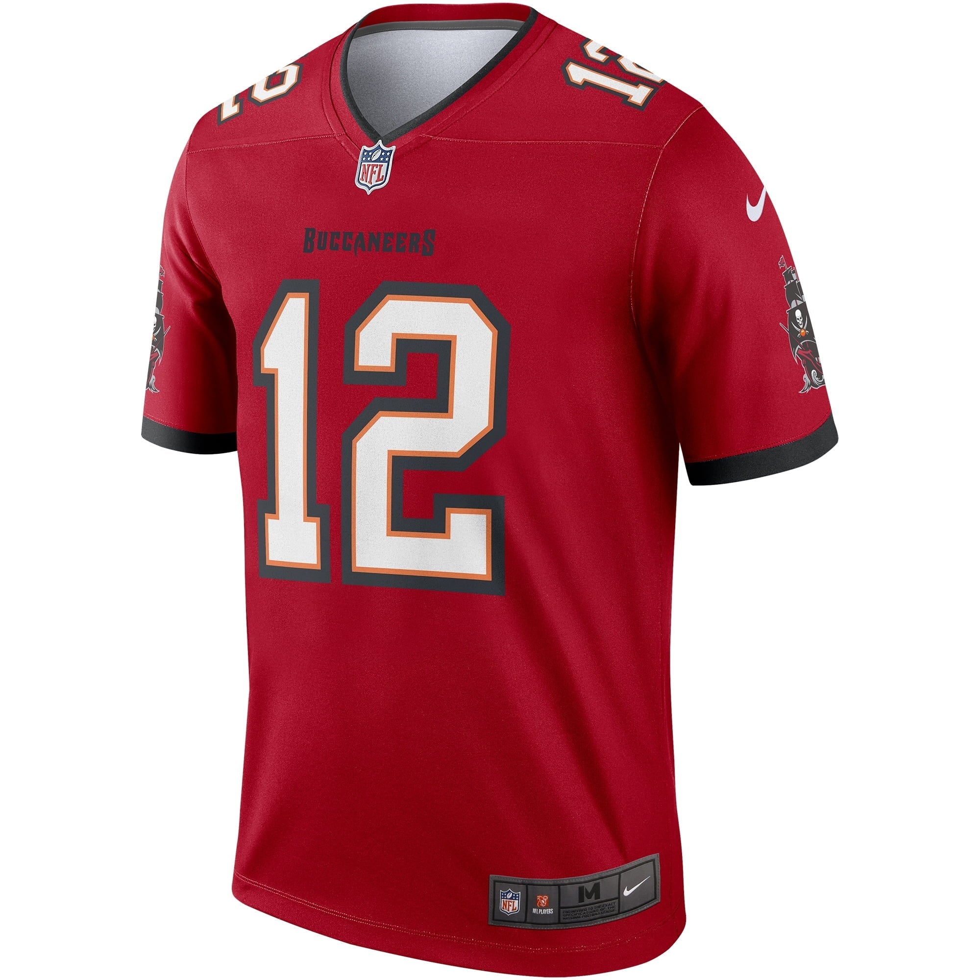 Men's Nike Tom Brady Red Tampa Bay Buccaneers Legend Jersey - vstockx
