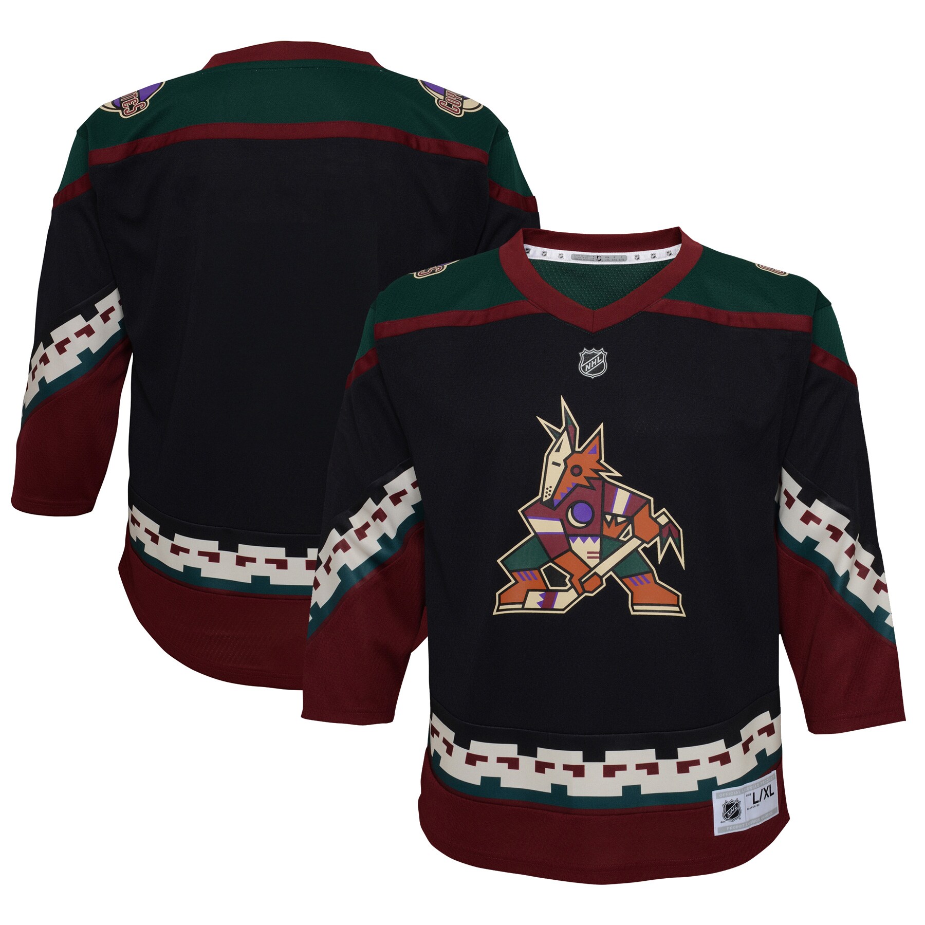 Arizona Coyotes Infant 2021/22 Home Replica Jersey - Black - vstockx